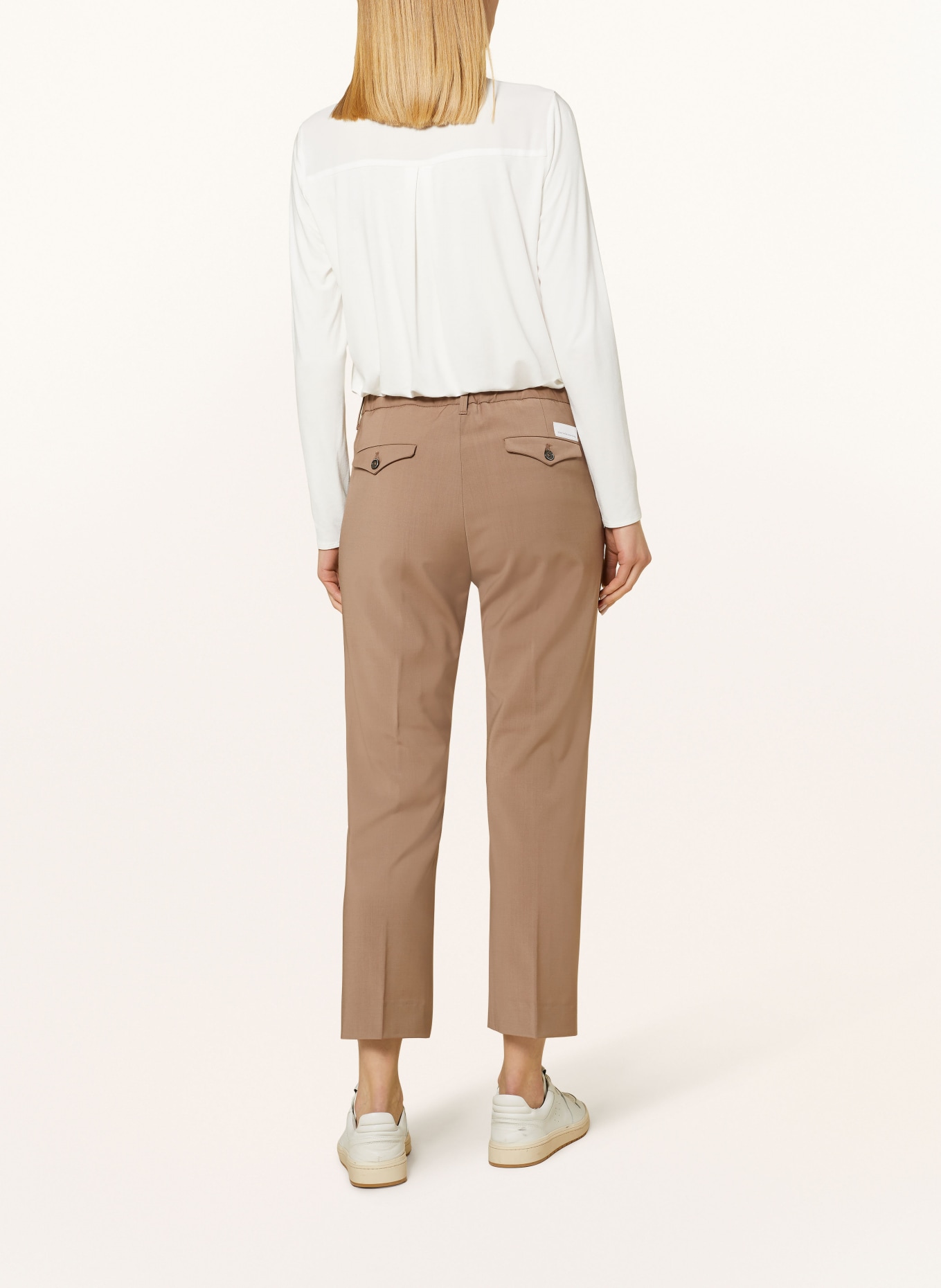 nine:inthe:morning 7/8 trousers MAGDA, Color: BROWN (Image 3)