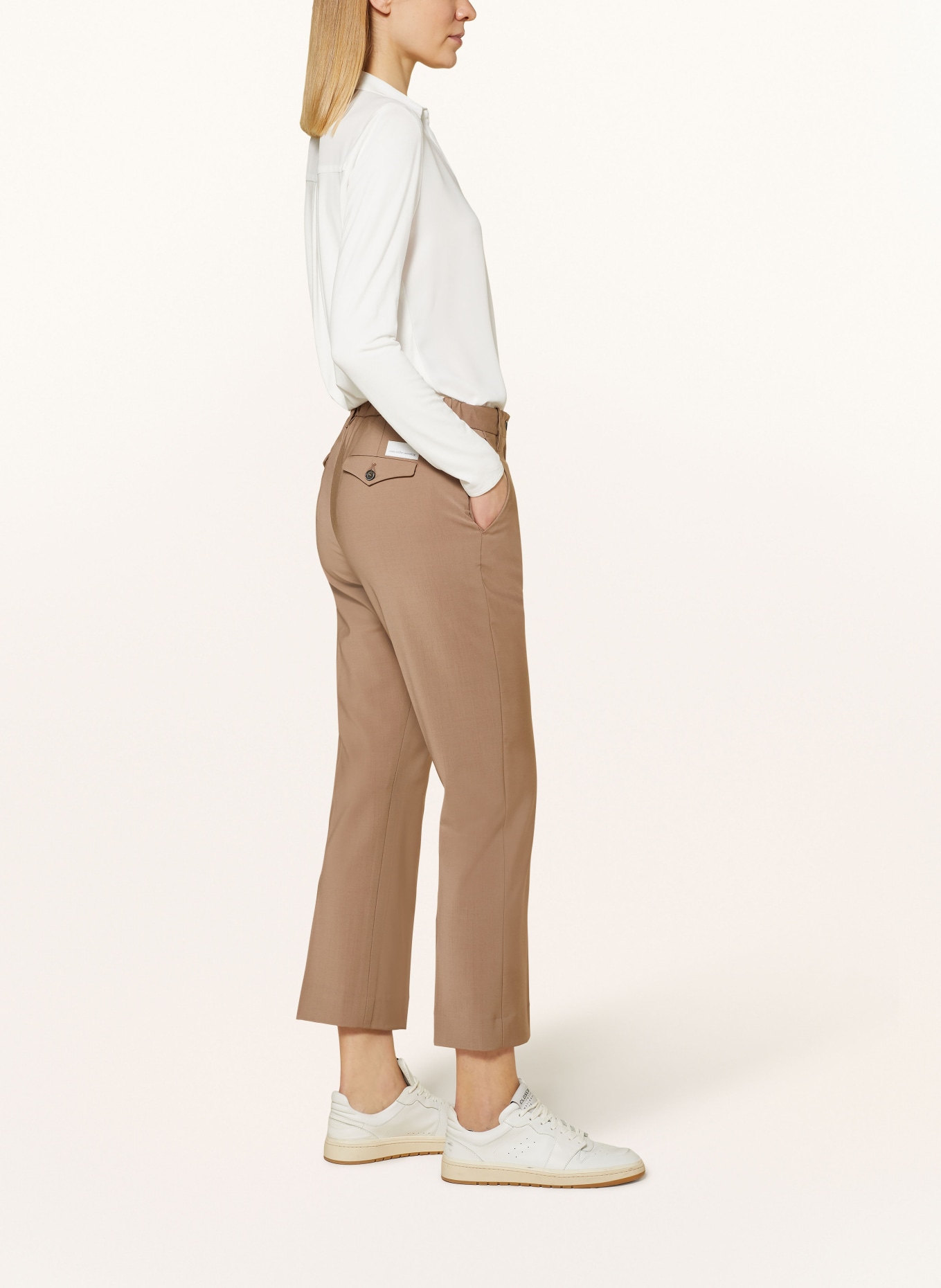 nine:inthe:morning 7/8 trousers MAGDA, Color: BROWN (Image 4)