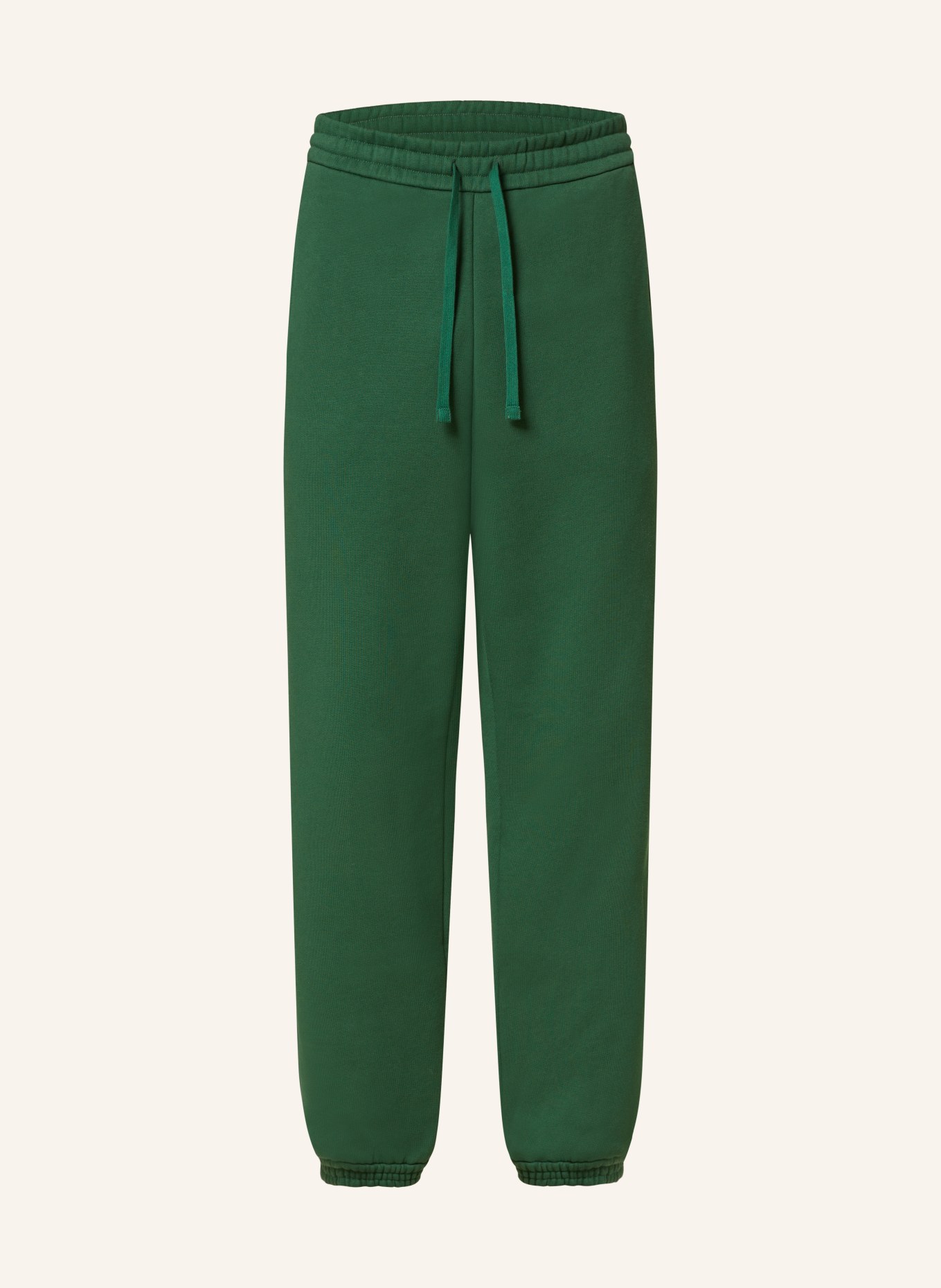 GUCCI Sweatpants with tuxedo stripe, Color: GREEN (Image 1)