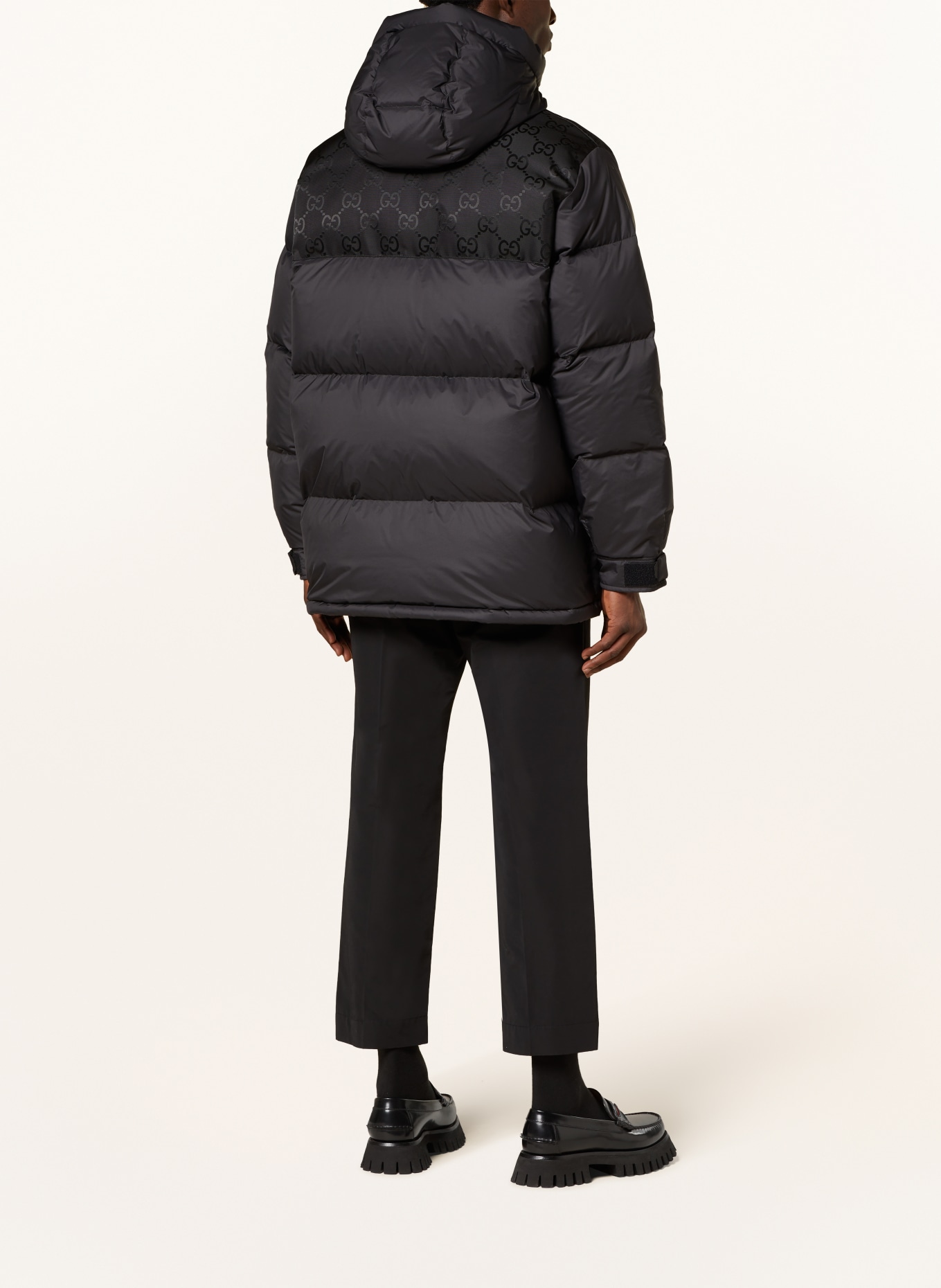 GUCCI Down jacket with removable hood, Color: BLACK (Image 3)