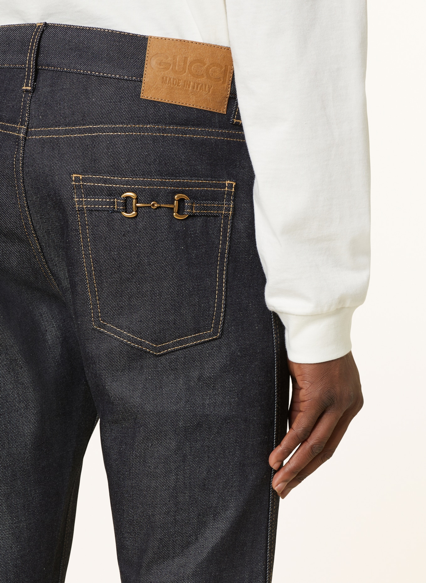 GUCCI Jeans Slim Fit, Farbe: 4759 DARK BLUE (Bild 6)