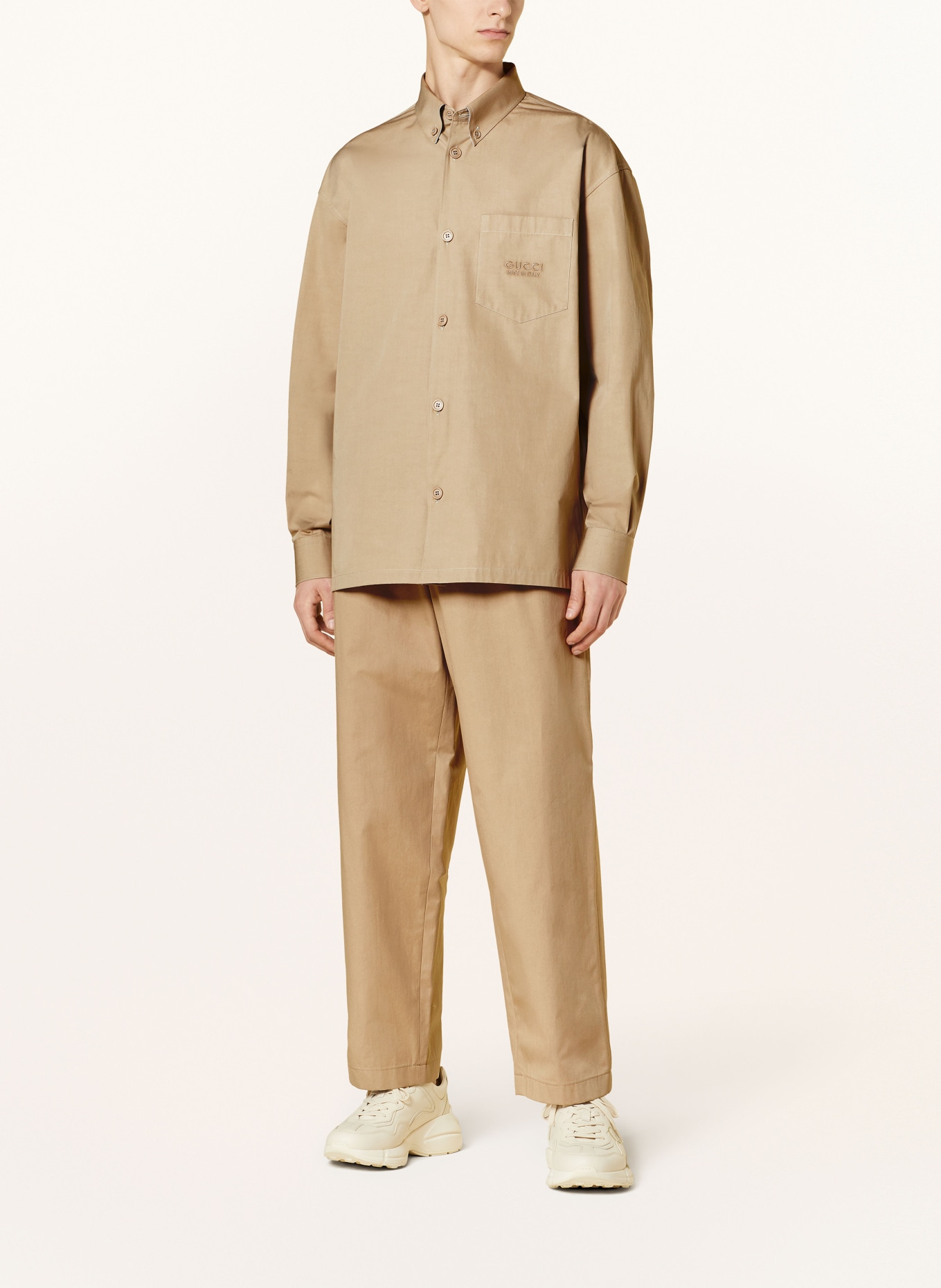 GUCCI Shirt comfort fit, Color: BROWN (Image 2)