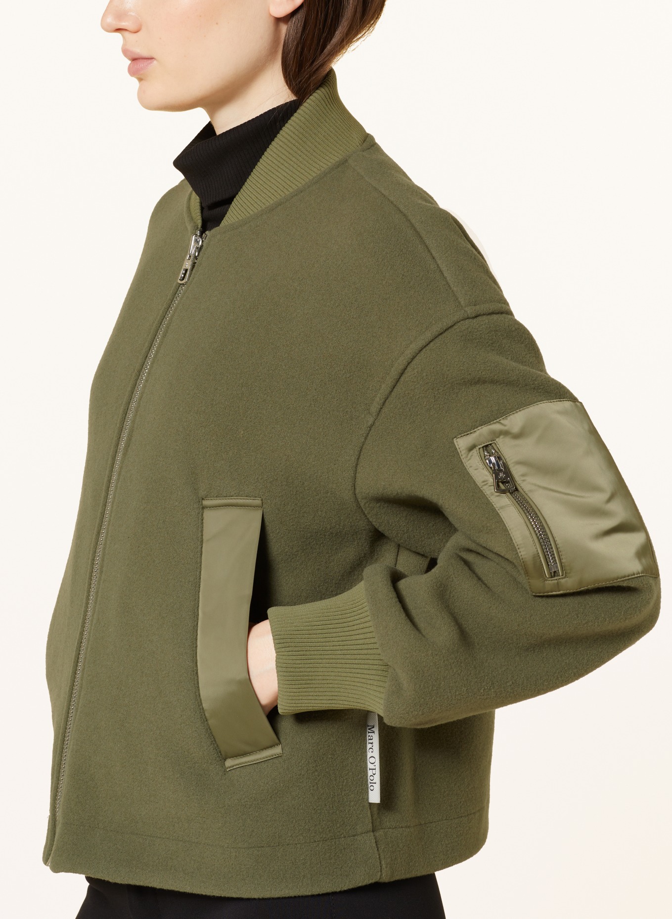Marc O'Polo Bomber jacket, Color: GREEN (Image 4)