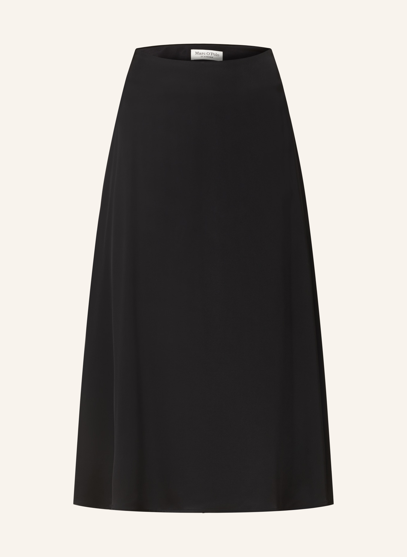 Marc O'Polo Satin skirt, Color: BLACK (Image 1)