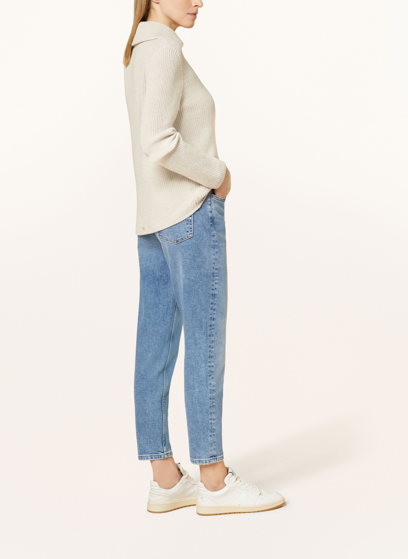 Marc O'Polo 7/8 jeans MALA, Color: 037 Mid authentic wash with grindi (Image 4)