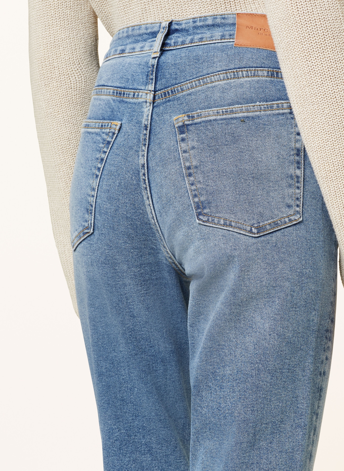 Marc O'Polo 7/8-Jeans MALA, Farbe: 037 Mid authentic wash with grindi (Bild 5)