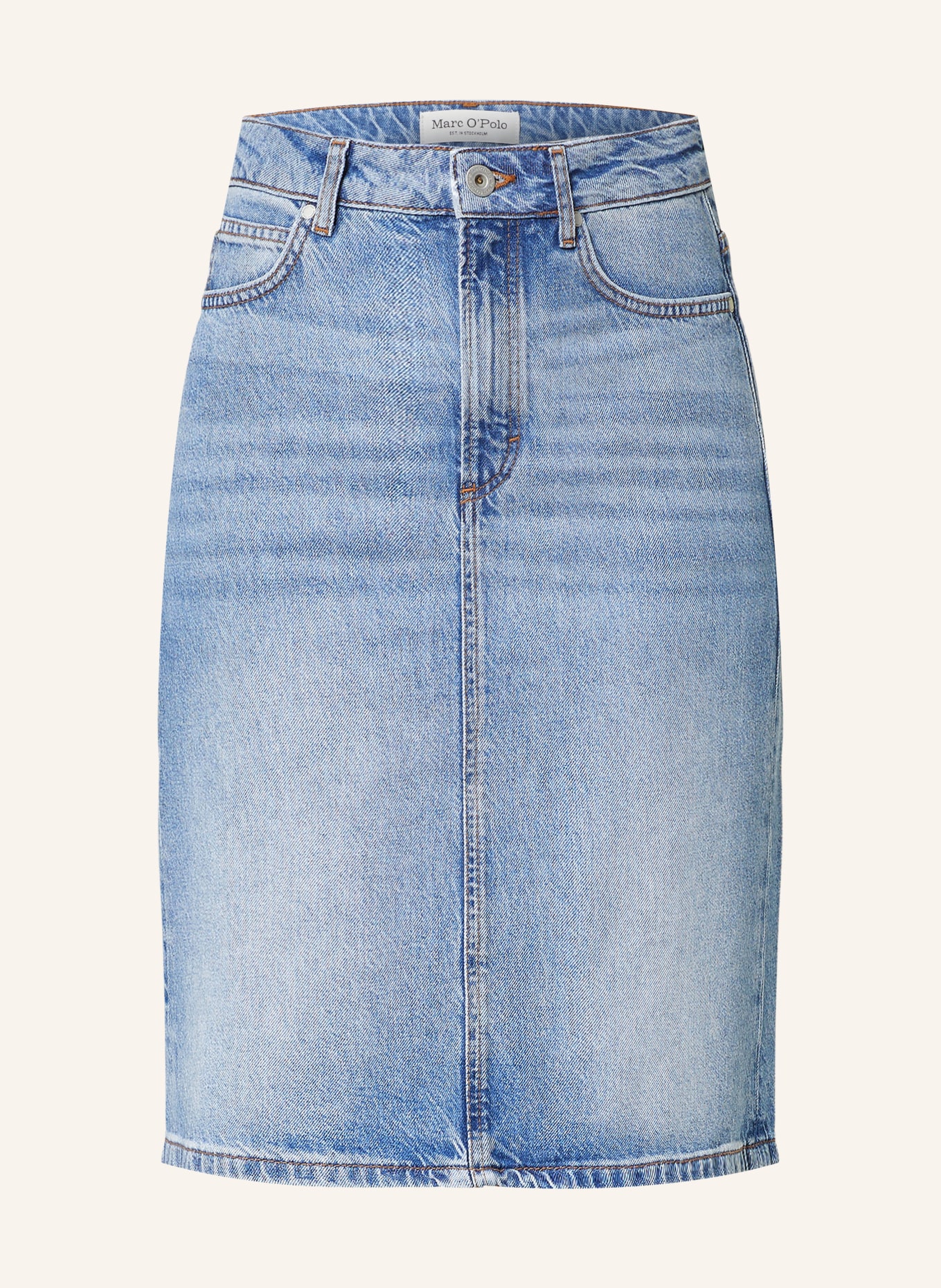 Marc O'Polo Spódnica jeansowa, Kolor: 012 Light blue tencel wash (Obrazek 1)