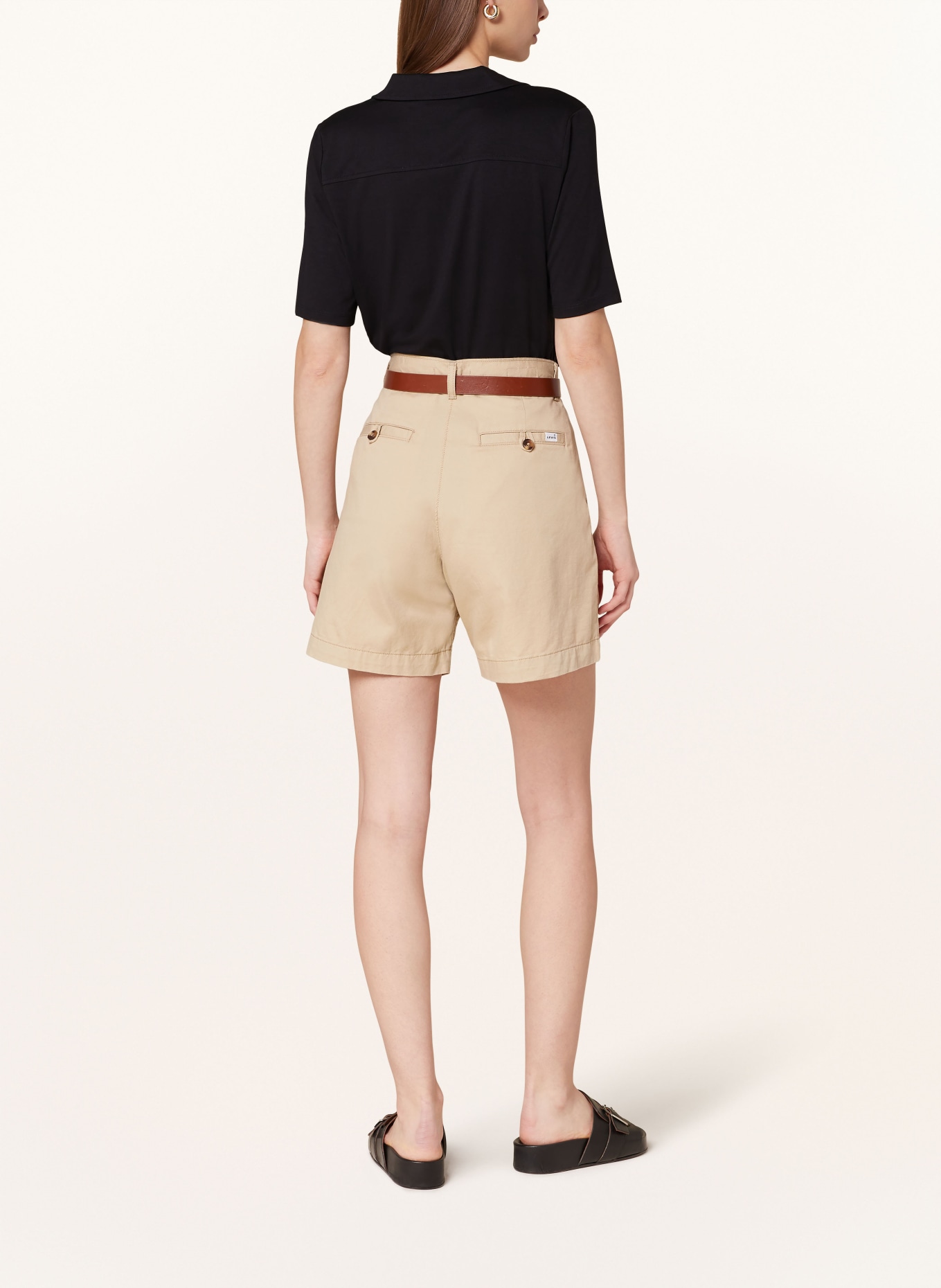 Marc O'Polo Shirt blouse made of jersey, Color: BLACK (Image 3)
