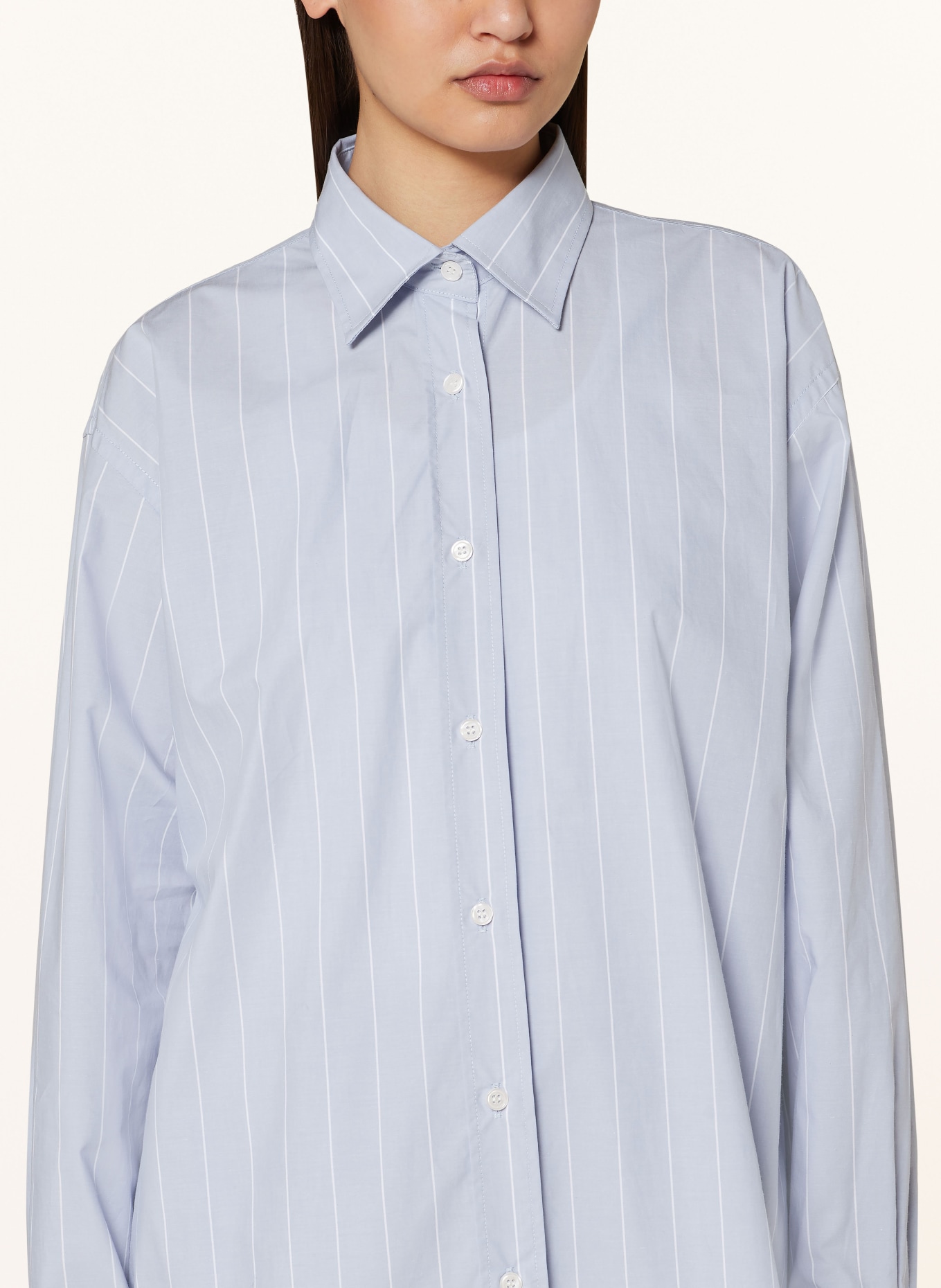 Filippa K Shirt blouse, Color: LIGHT BLUE/ WHITE (Image 4)