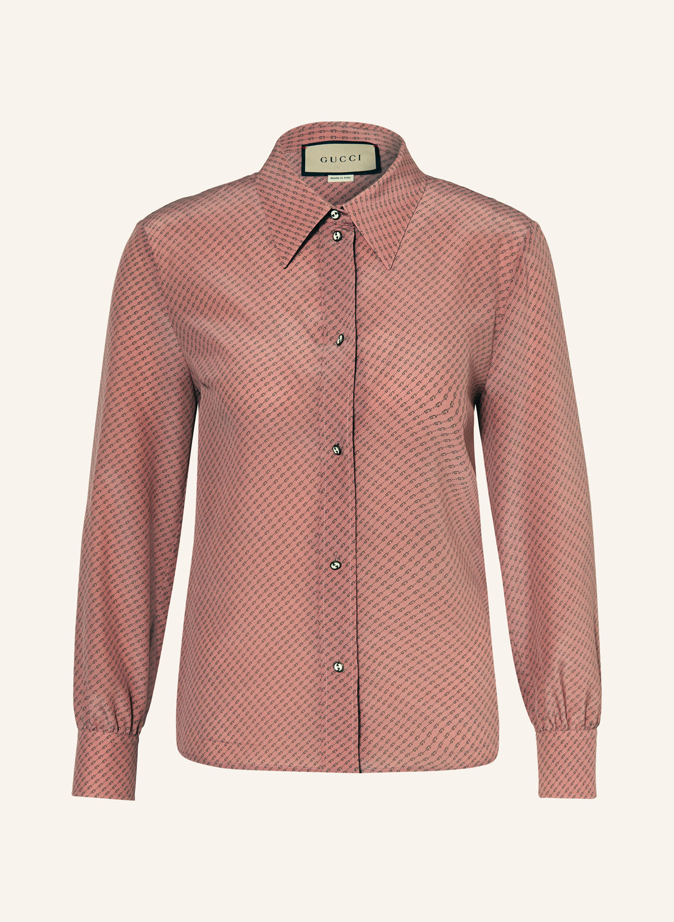 GUCCI Shirt blouse in silk, Color: DUSKY PINK (Image 1)