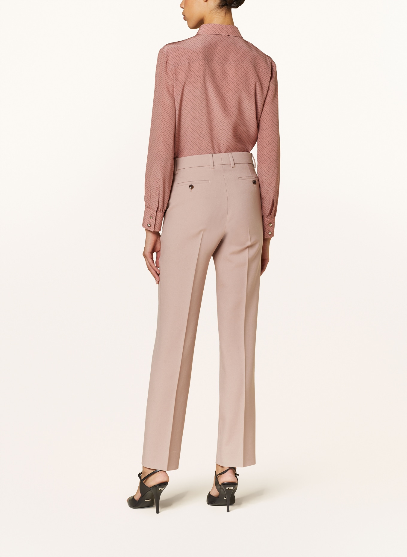 GUCCI Shirt blouse in silk, Color: DUSKY PINK (Image 3)