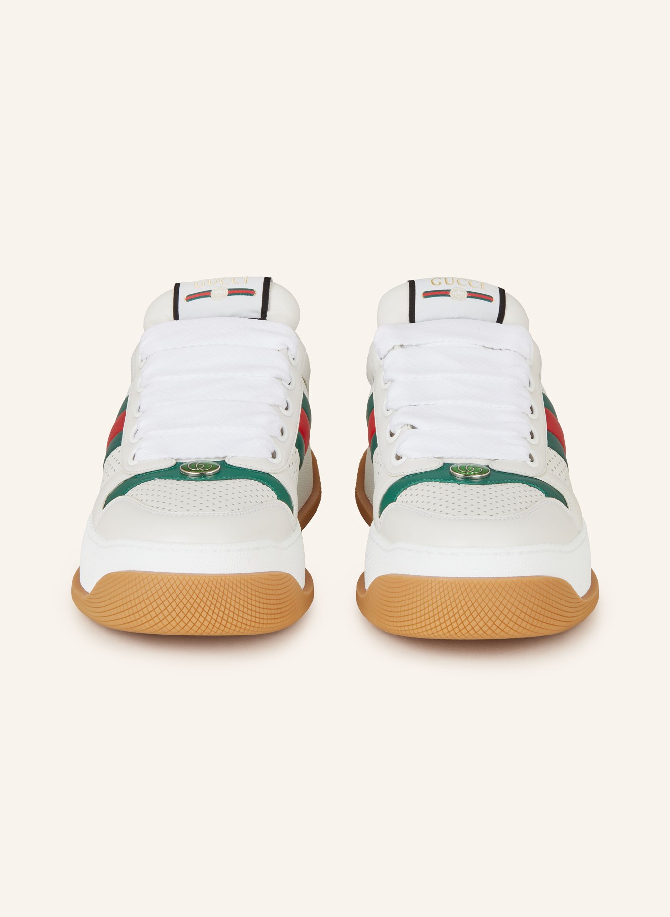 GUCCI Sneakers SCREENER, Color: 9063 GR.WH/WH/EME/EME/RO (Image 3)