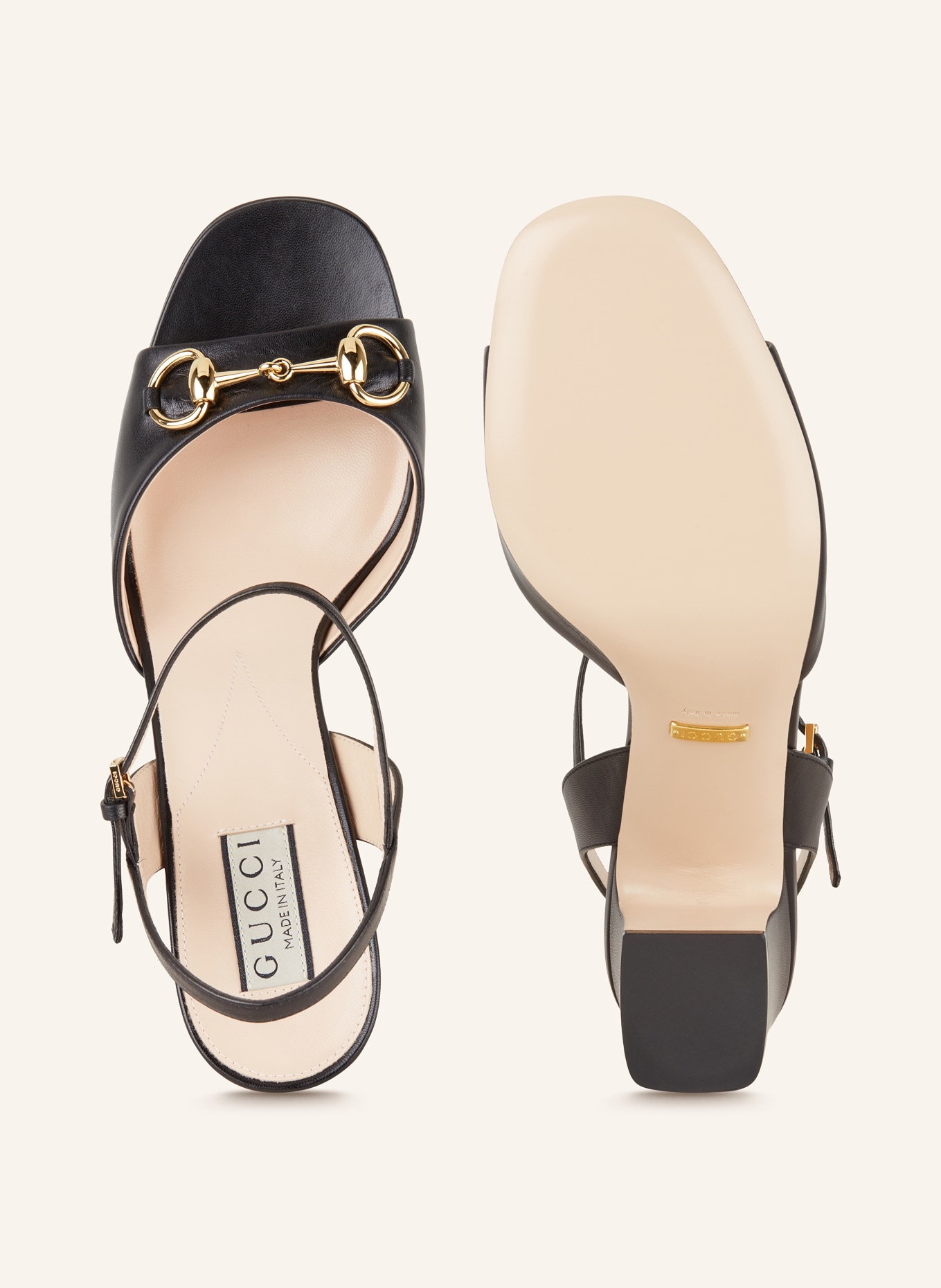 GUCCI Sandals MALAGA KID, Color: BLACK (Image 5)