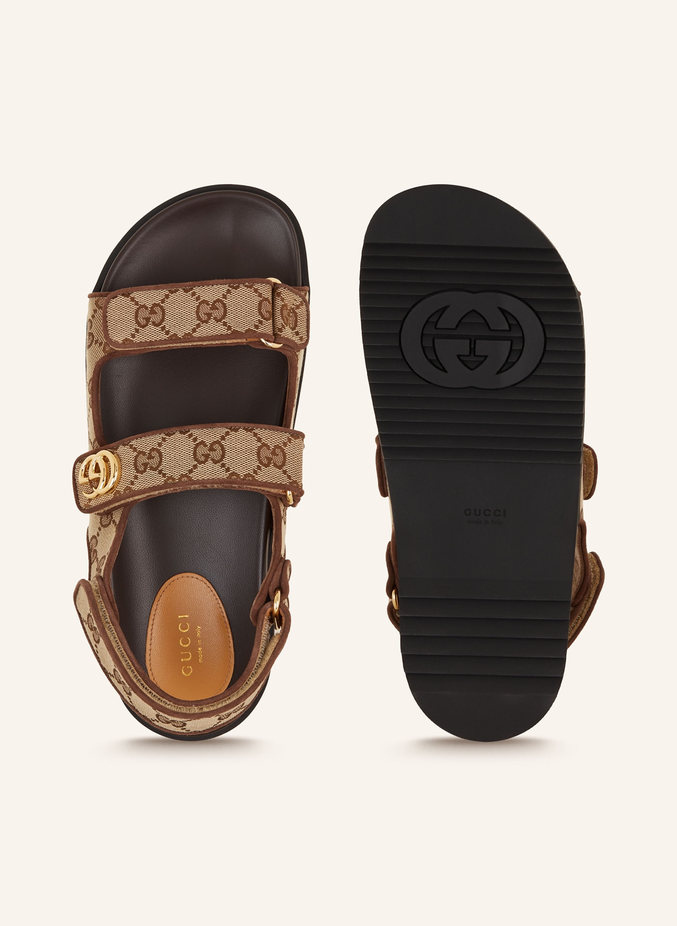 GUCCI Sandals, Color: 9755 BEI-EBONY/NEW ACERO (Image 5)