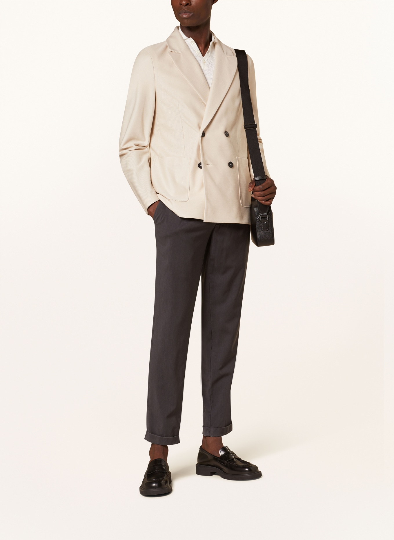 HARRIS WHARF LONDON Tailored jacket slim fit, Color: YH04 chalk (Image 2)