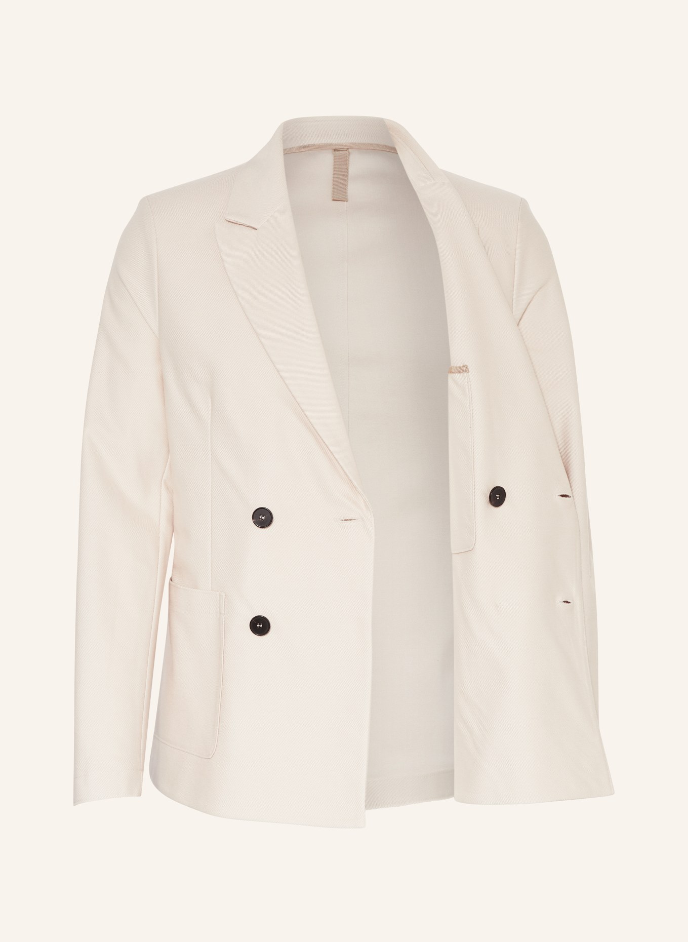 HARRIS WHARF LONDON Tailored jacket slim fit in yh04 chalk