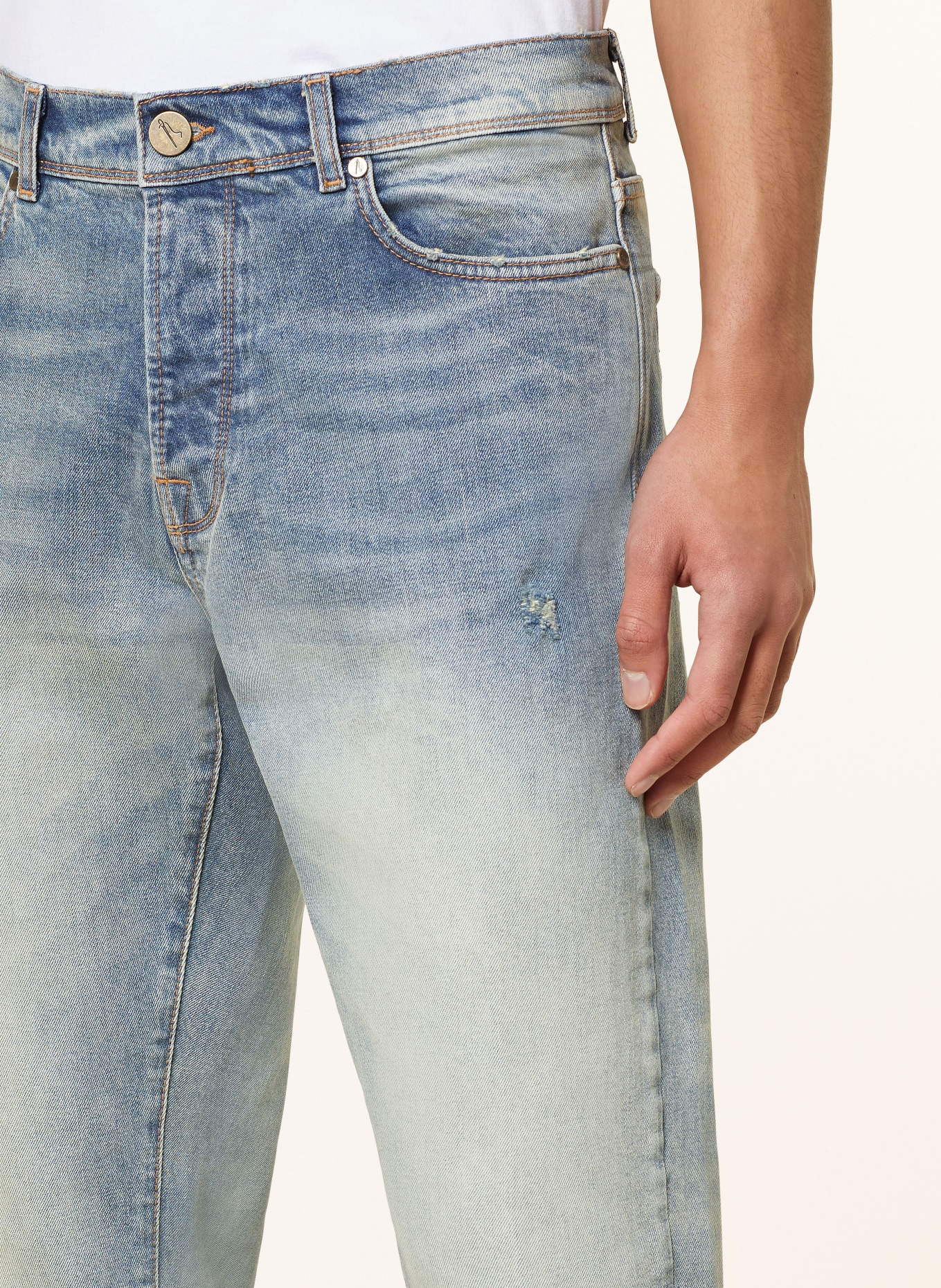 GOLDGARN DENIM Jeans RHEINAU Relaxed Cropped Fit, Farbe: 1010 Vintageblue (Bild 5)