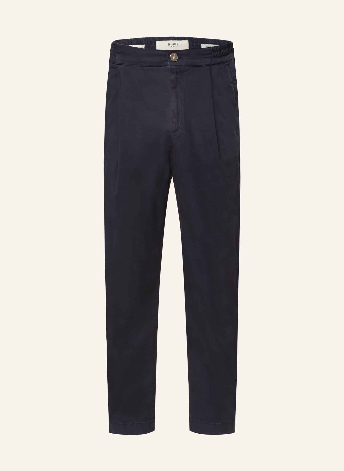 GOLDGARN DENIM Chinos NEW PAPI loose cropped fit: DARK BLUE