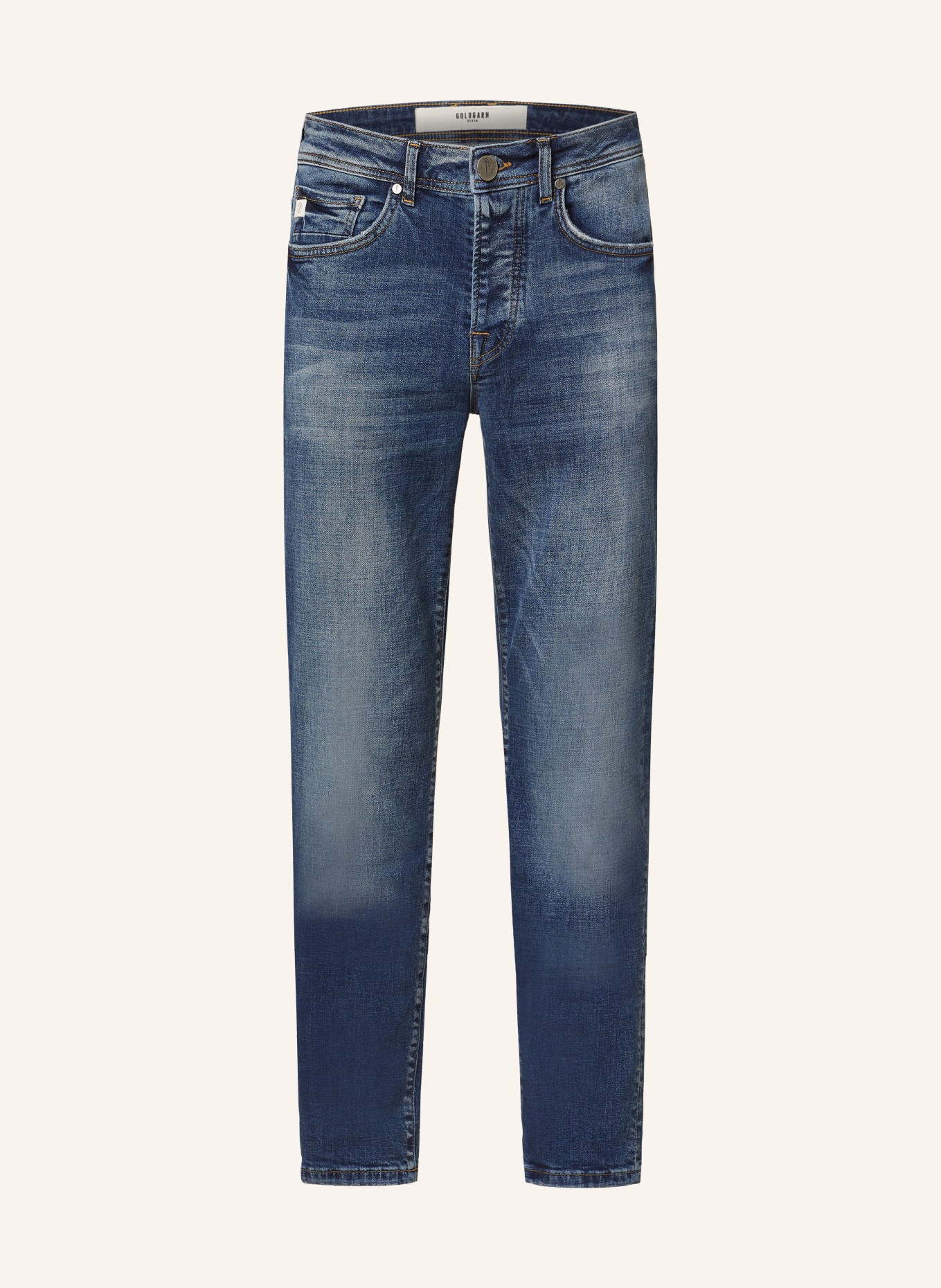 GOLDGARN DENIM Jeans U2 tapered fit, Color: 1090 midblue (Image 1)