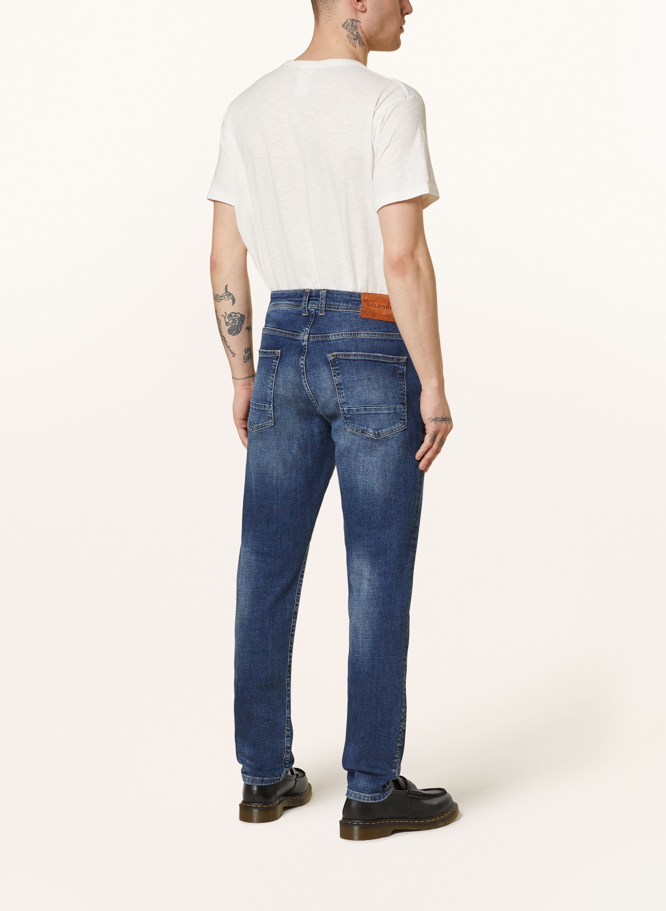 GOLDGARN DENIM Jeans U2 Tapered Fit, Farbe: 1090 midblue (Bild 3)