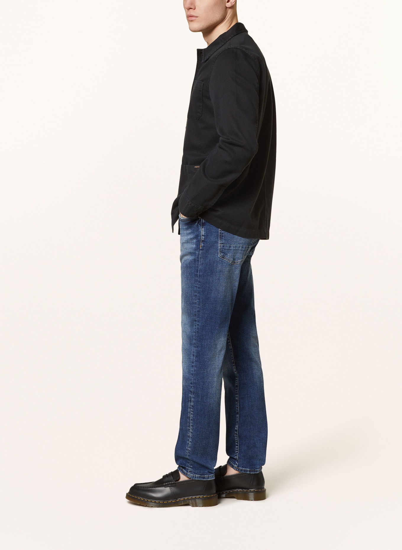 GOLDGARN DENIM Jeans U2 Tapered Fit, Farbe: 1090 midblue (Bild 4)