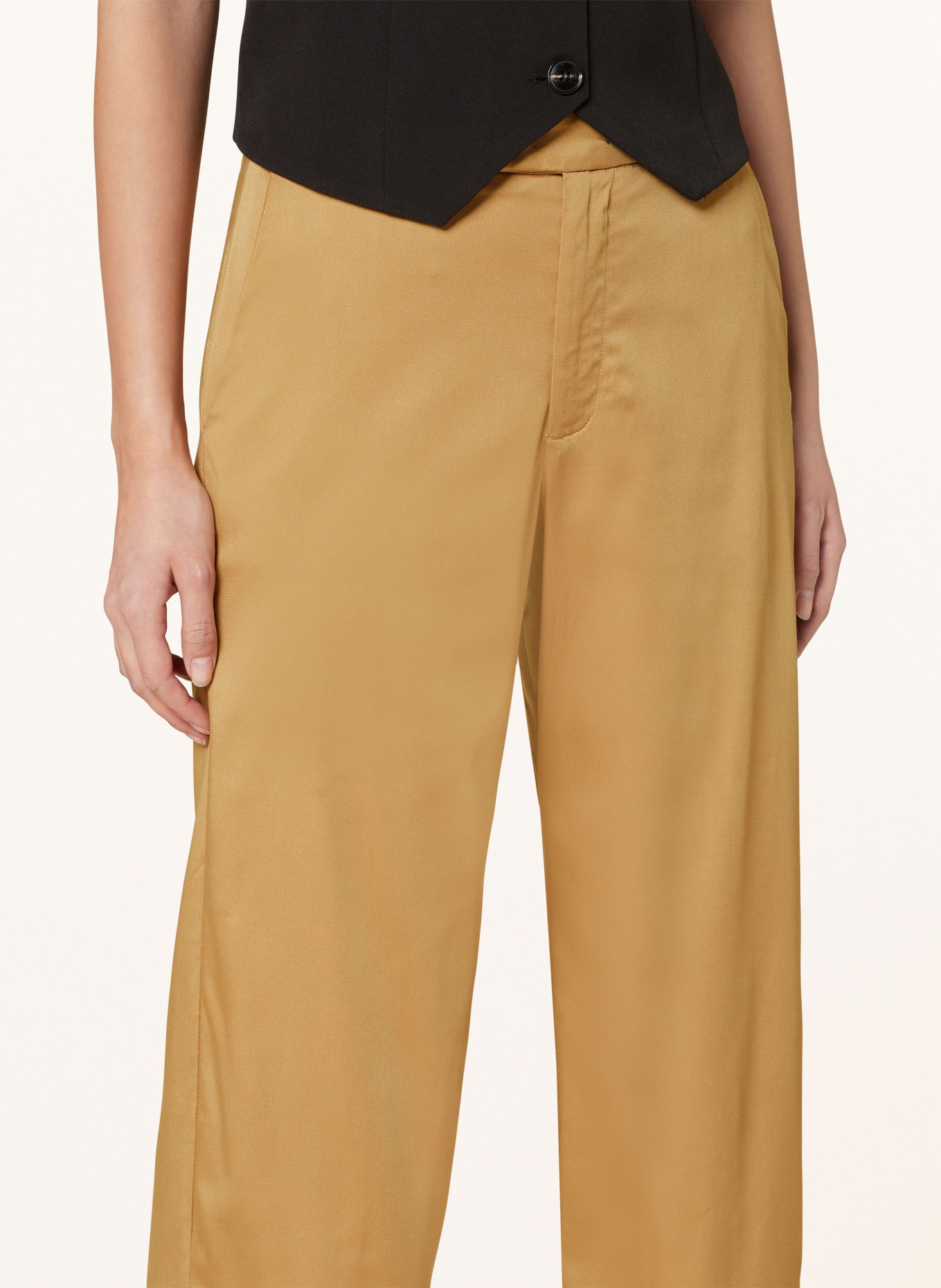 MRS & HUGS Satin trousers, Color: BEIGE (Image 5)