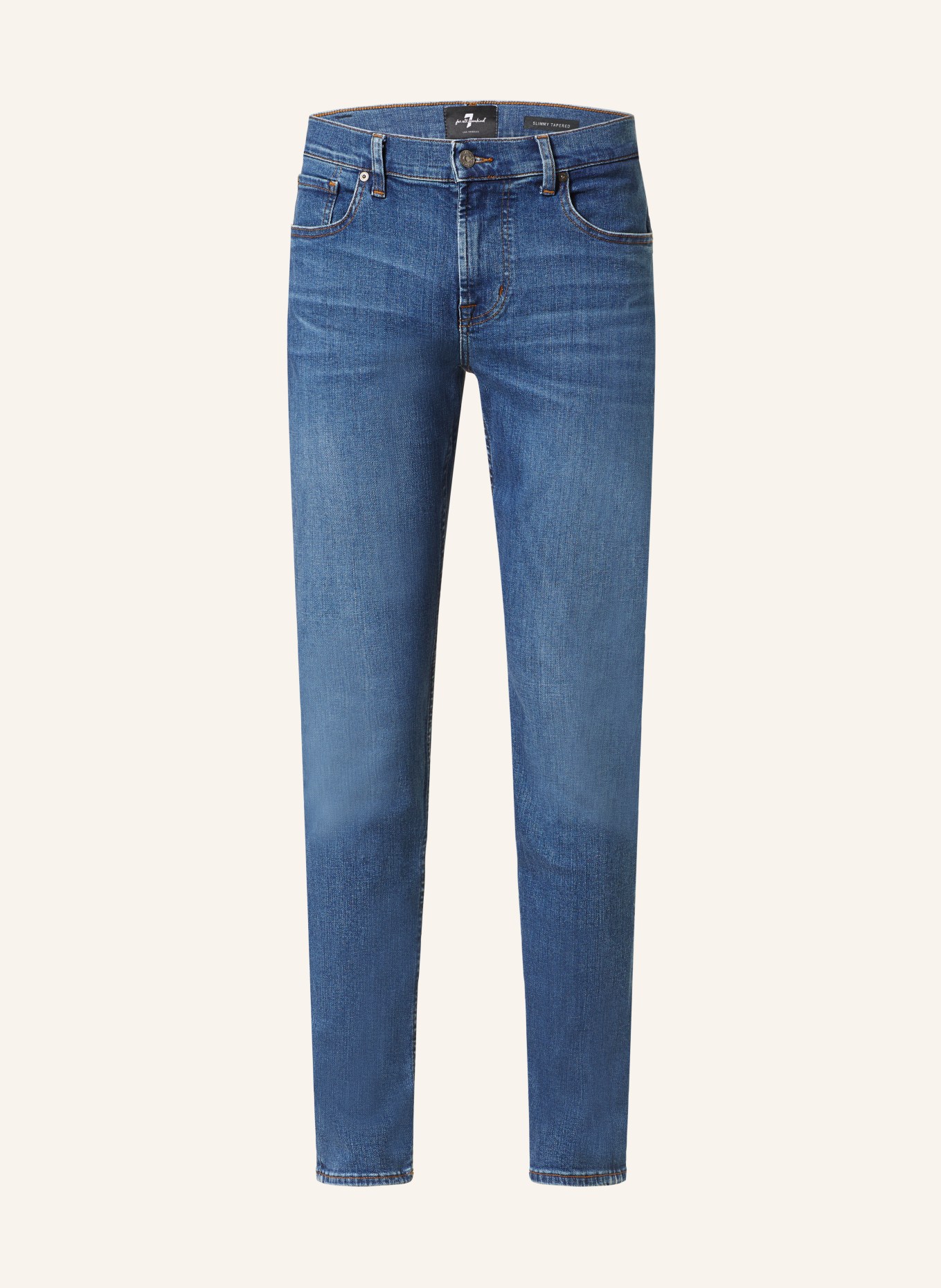 7 for all mankind Jeans SLIMMY Tapered Fit, Farbe: MID BLUE (Bild 1)