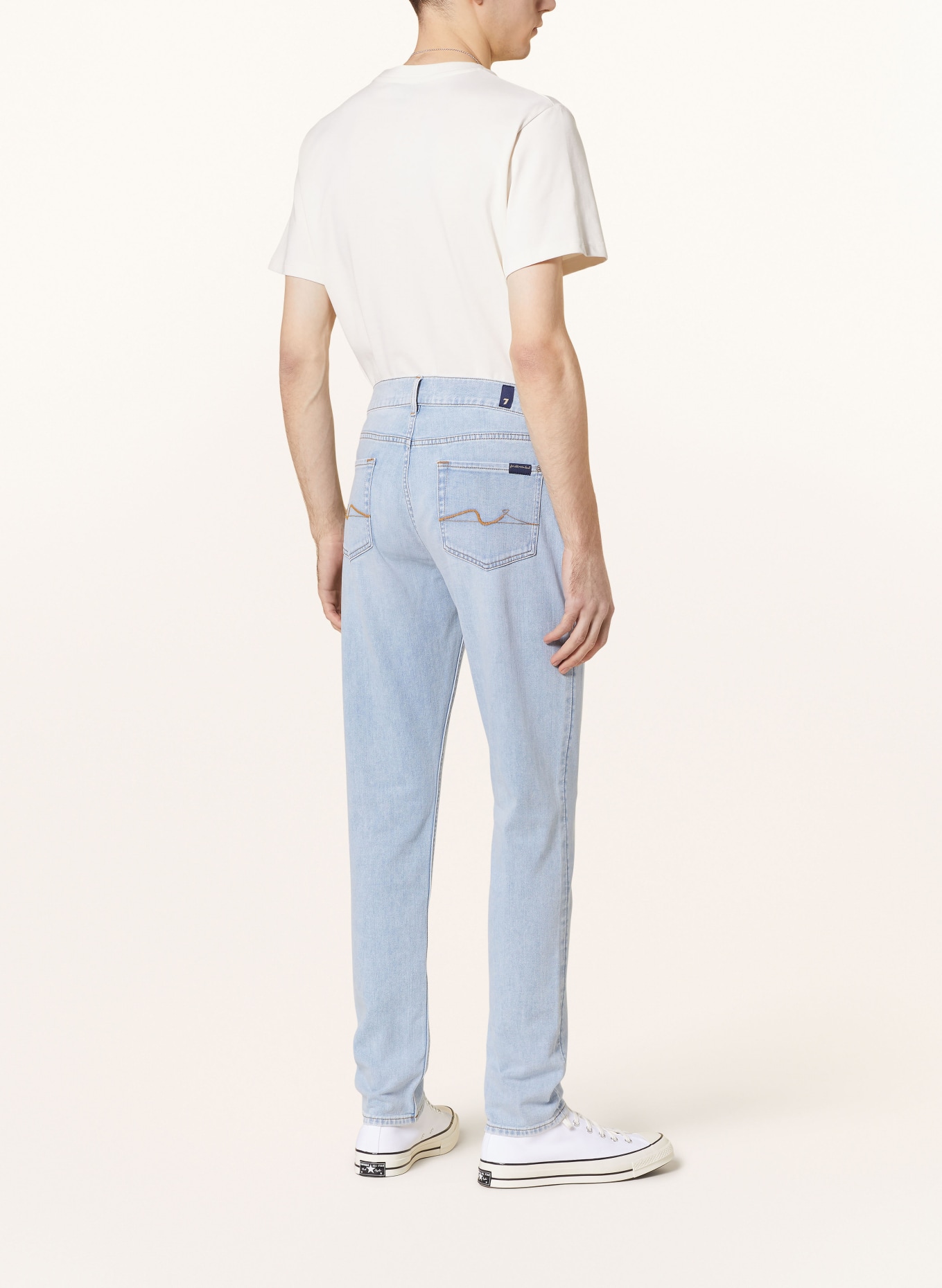 7 for all mankind Jeans Slimmy tapered fit, Color: LIGHT BLUE (Image 3)