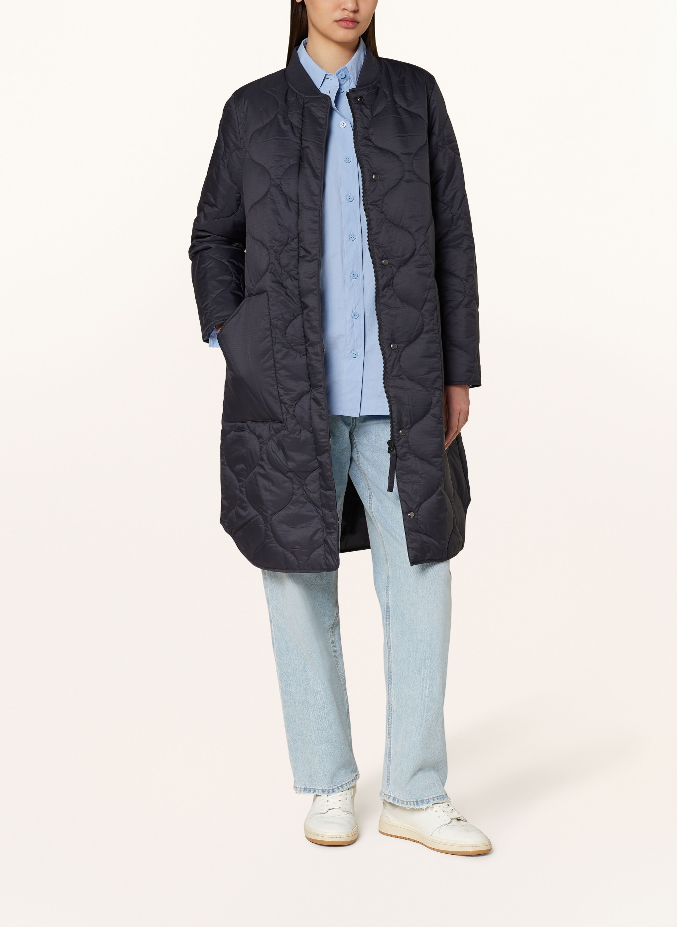 CLOSED Quilted coat, Color: DARK BLUE (Image 2)