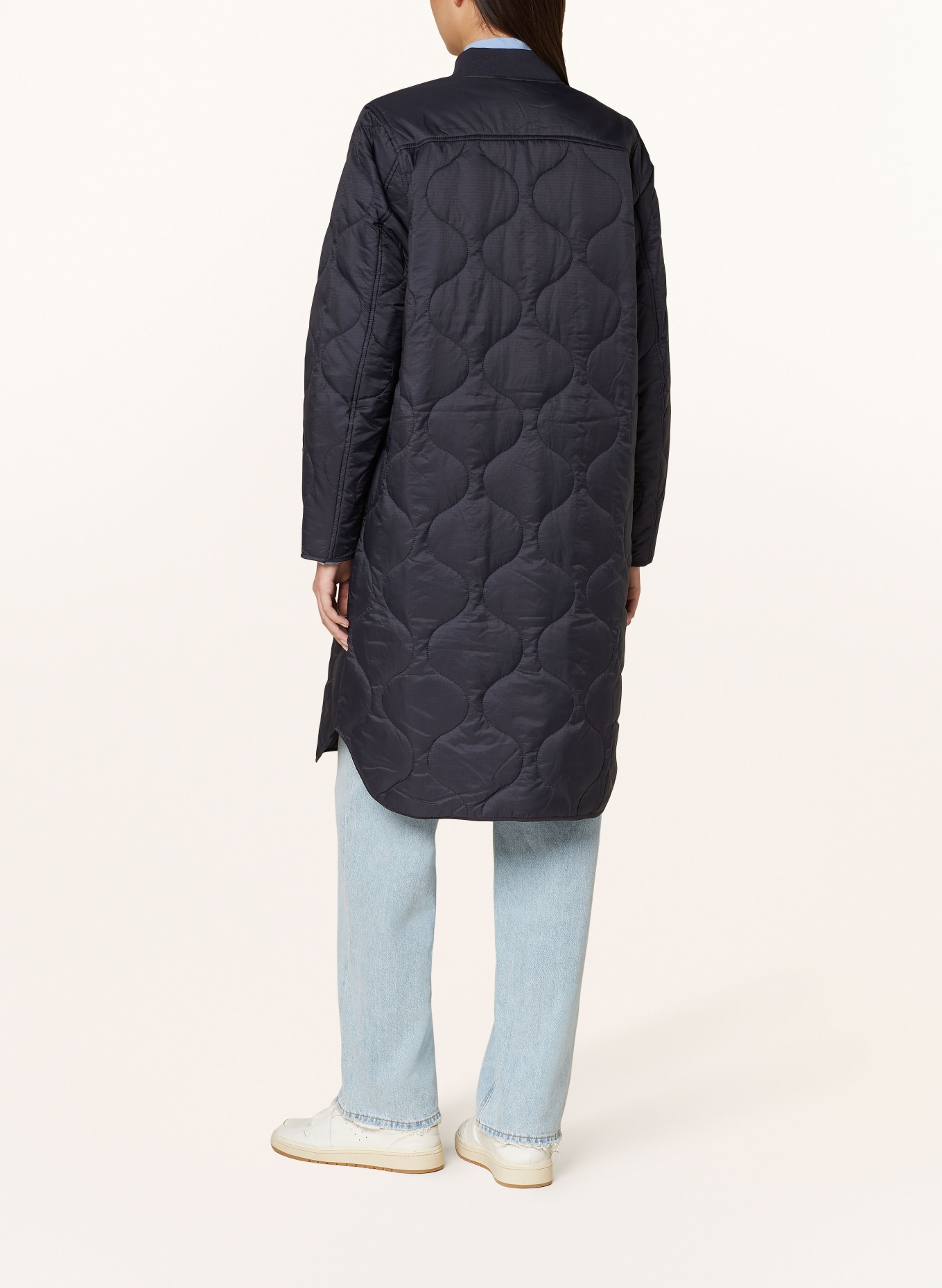 CLOSED Quilted coat, Color: DARK BLUE (Image 3)