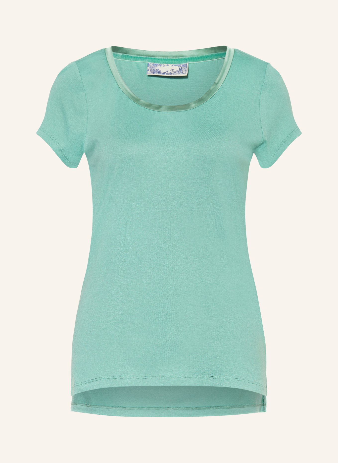 ESSENZA Koszulka od piżamy LUYZA, Kolor: ZIELONY (Obrazek 1)