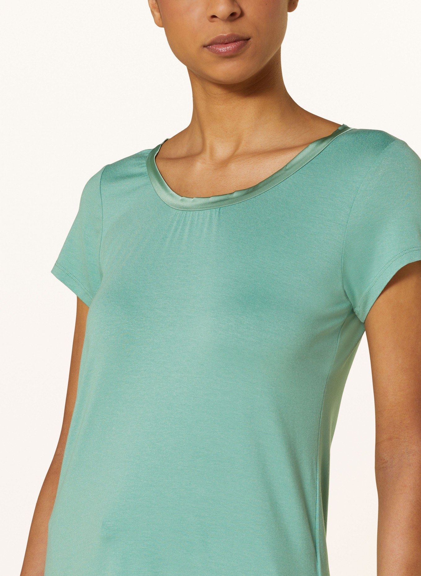 ESSENZA Koszulka od piżamy LUYZA, Kolor: ZIELONY (Obrazek 4)