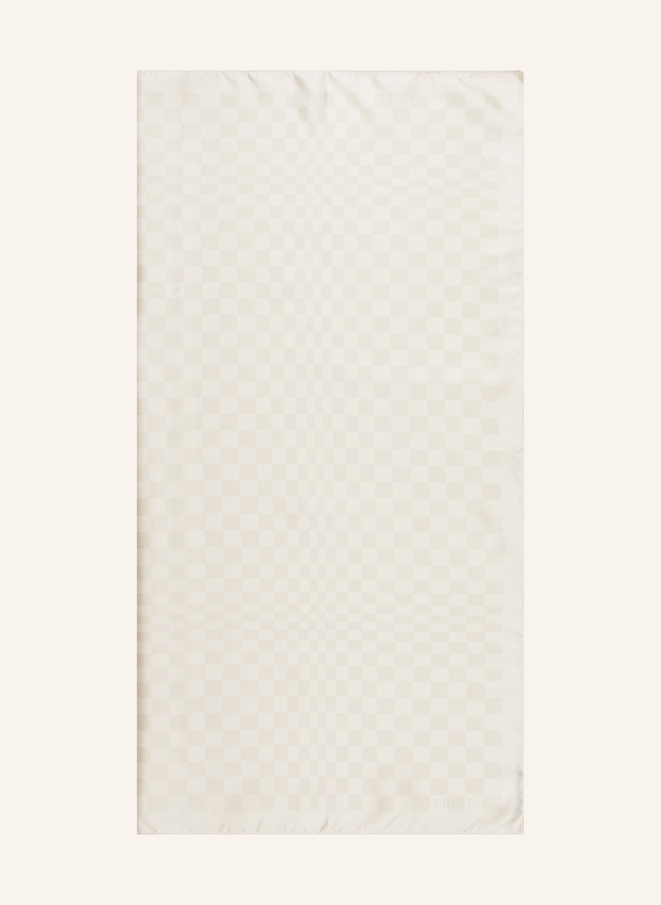 PRINZ Berlin Silk scarf ILLUSION, Color: CREAM (Image 1)