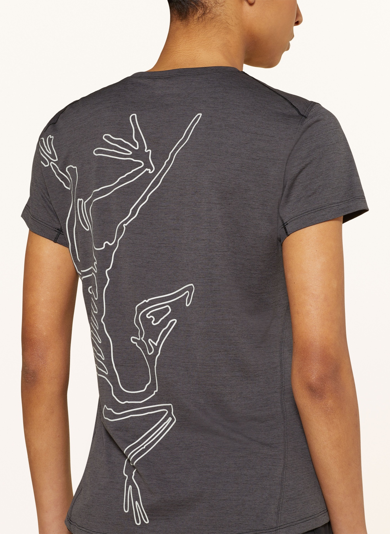 ARC'TERYX T-shirt TAEMA ARC‘BIRD, Kolor: CZIEMNOSZARY/ JASNOCZARY (Obrazek 4)
