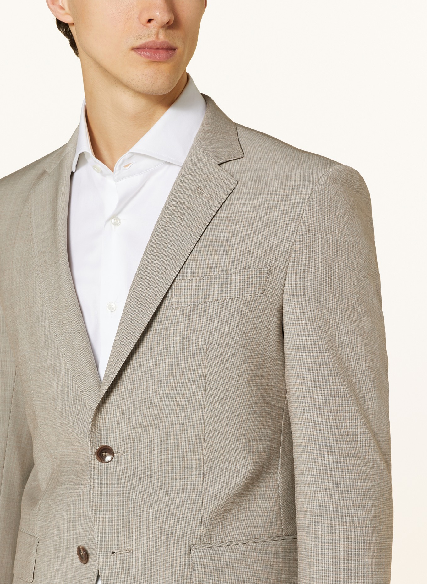 BOSS Anzug HUGE Slim Fit, Farbe: 260 MEDIUM BEIGE (Bild 5)