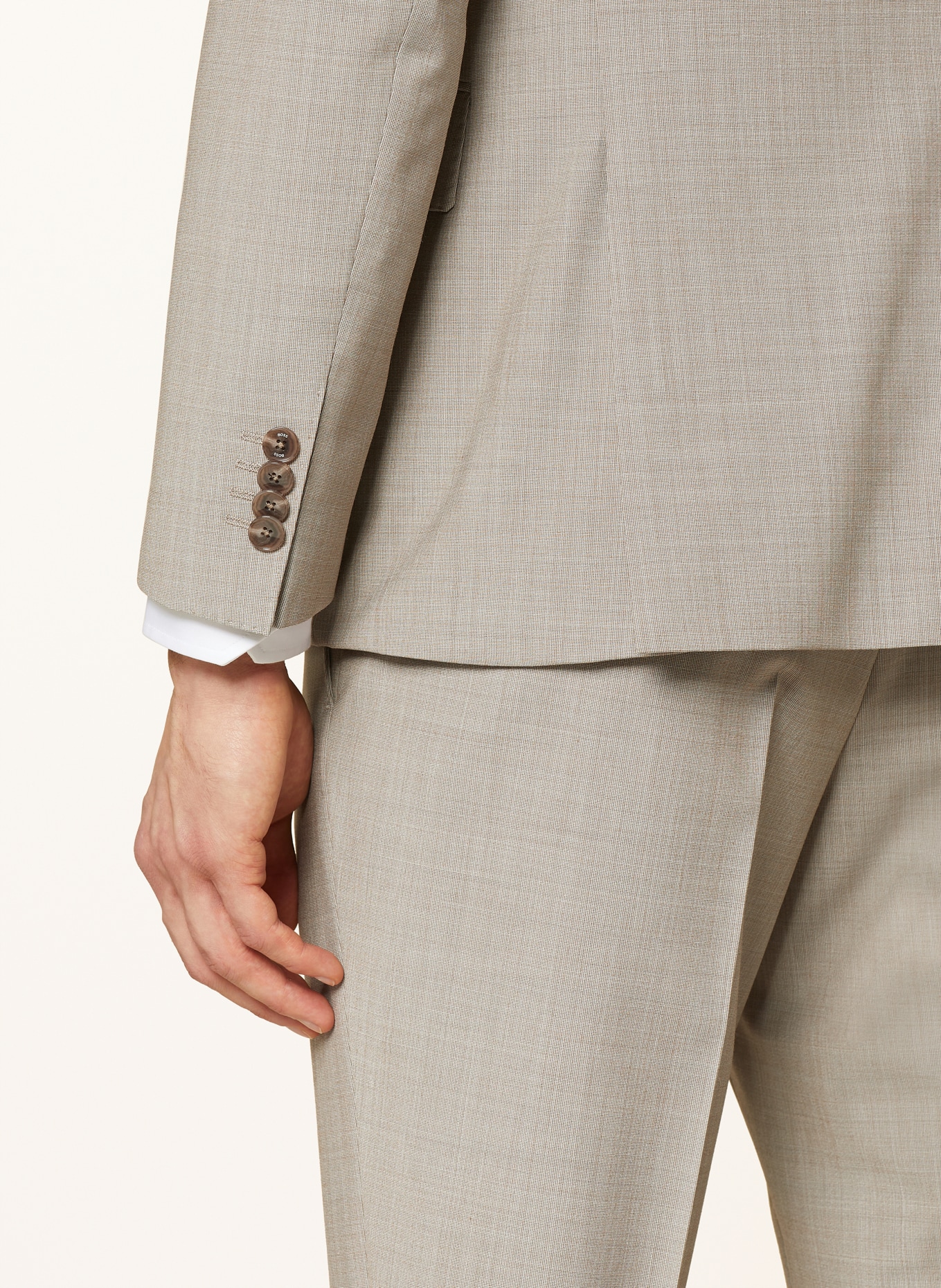 BOSS Anzug HUGE Slim Fit, Farbe: 260 MEDIUM BEIGE (Bild 6)