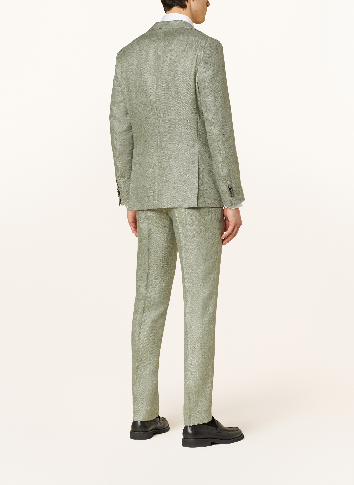 BOSS Suit jacket JAYE regular fit with linen, Color: 330 LIGHT/PASTEL GREEN (Image 3)