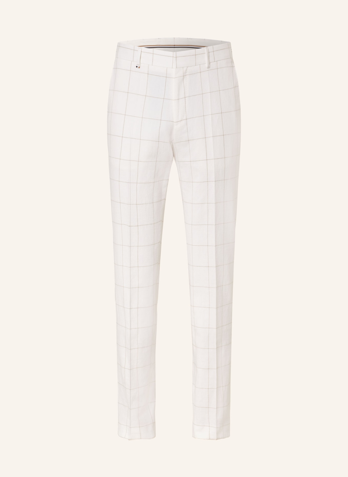 BOSS Suit trousers GENIUS slim fit, Color: 100 WHITE (Image 1)
