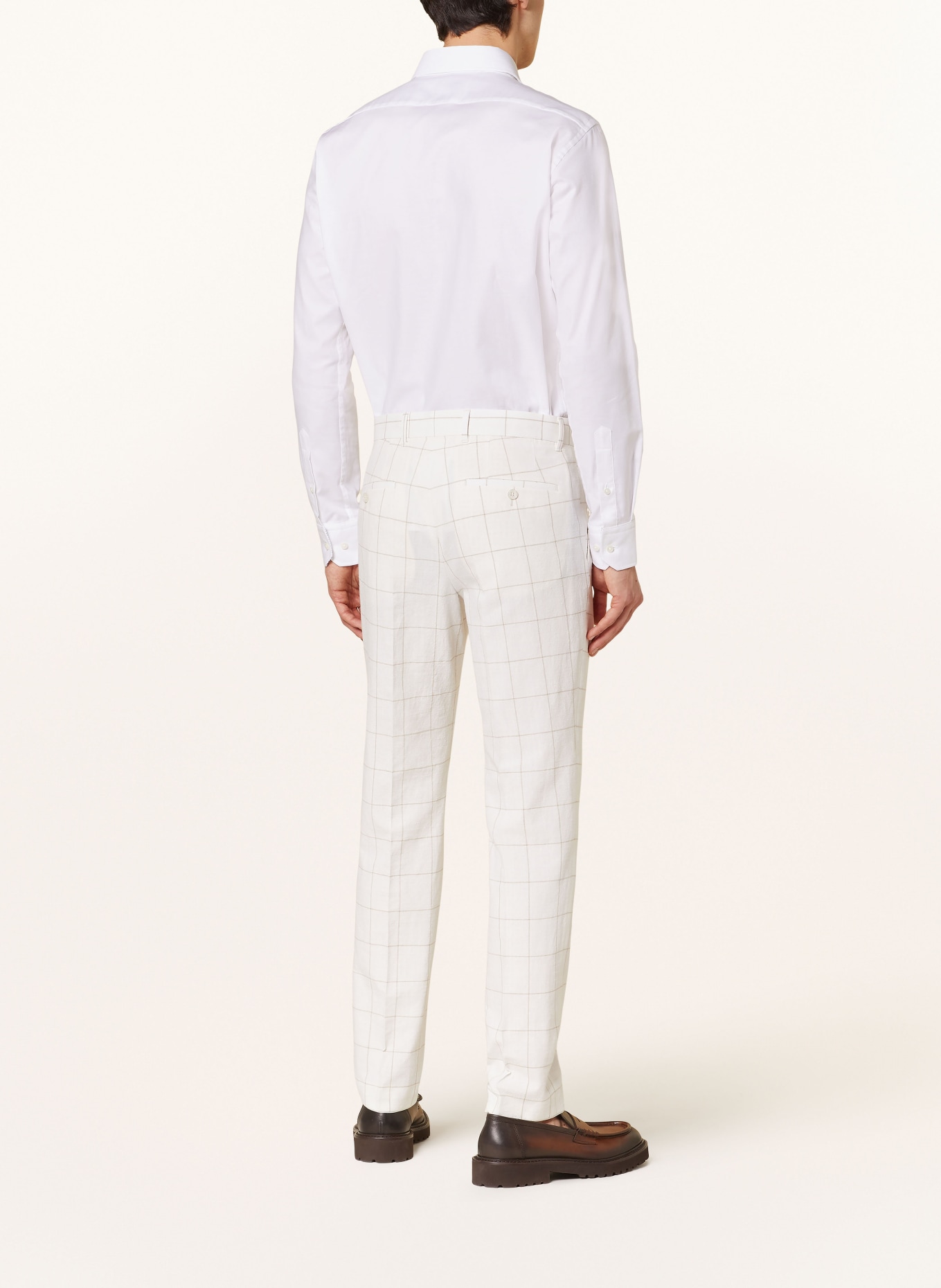 BOSS Suit trousers GENIUS slim fit, Color: 100 WHITE (Image 4)