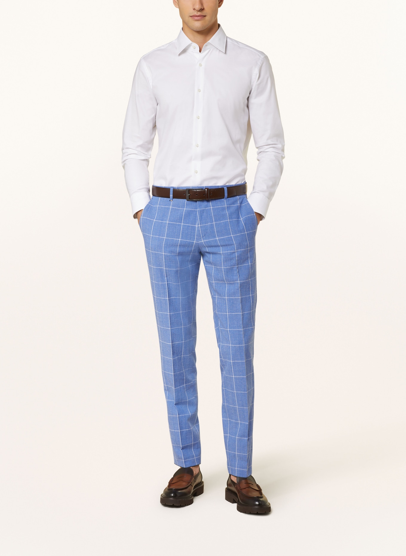 BOSS Anzughose GENIUS Slim Fit, Farbe: 450 LIGHT/PASTEL BLUE (Bild 3)