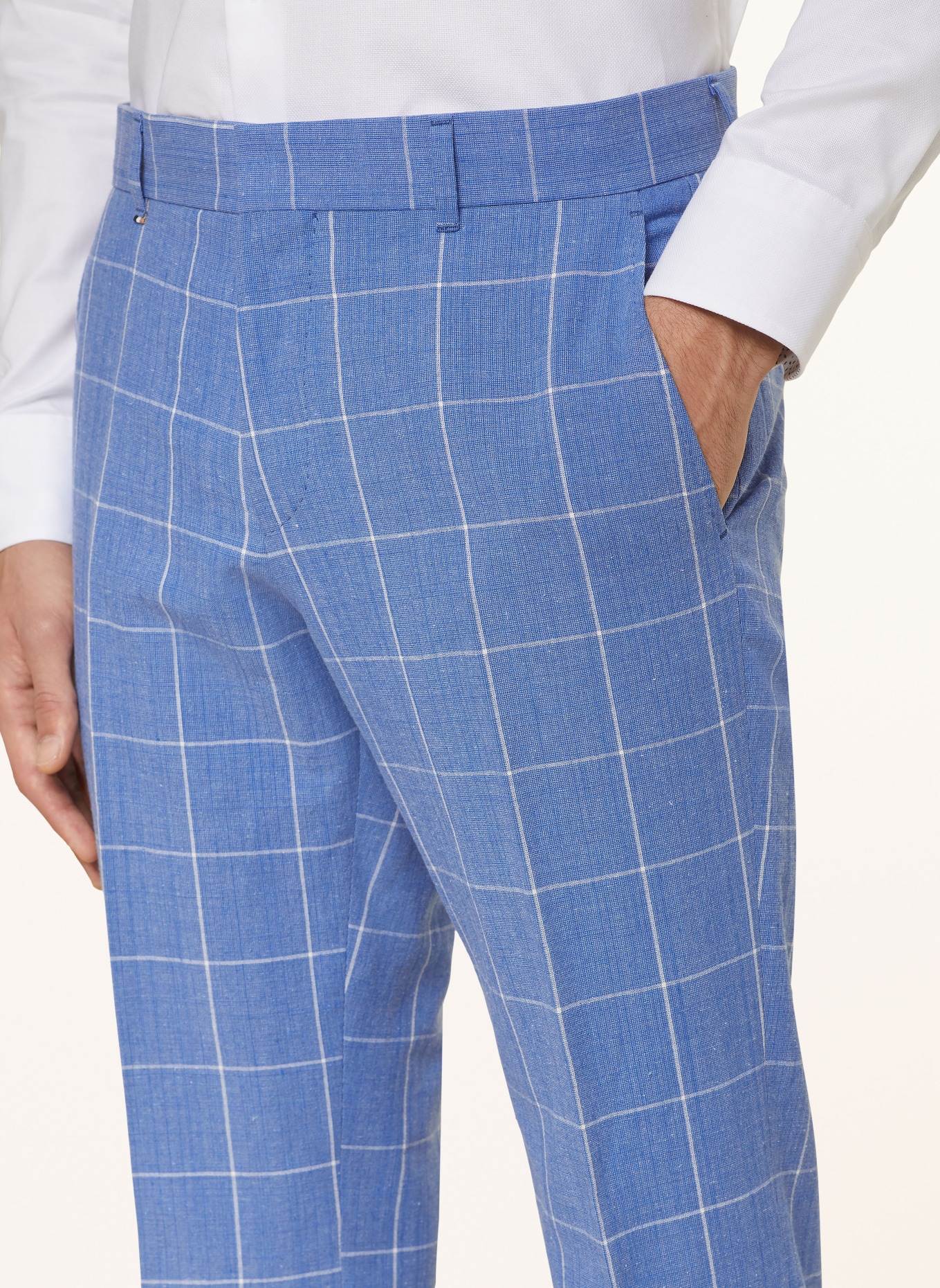 BOSS Anzughose GENIUS Slim Fit, Farbe: 450 LIGHT/PASTEL BLUE (Bild 6)