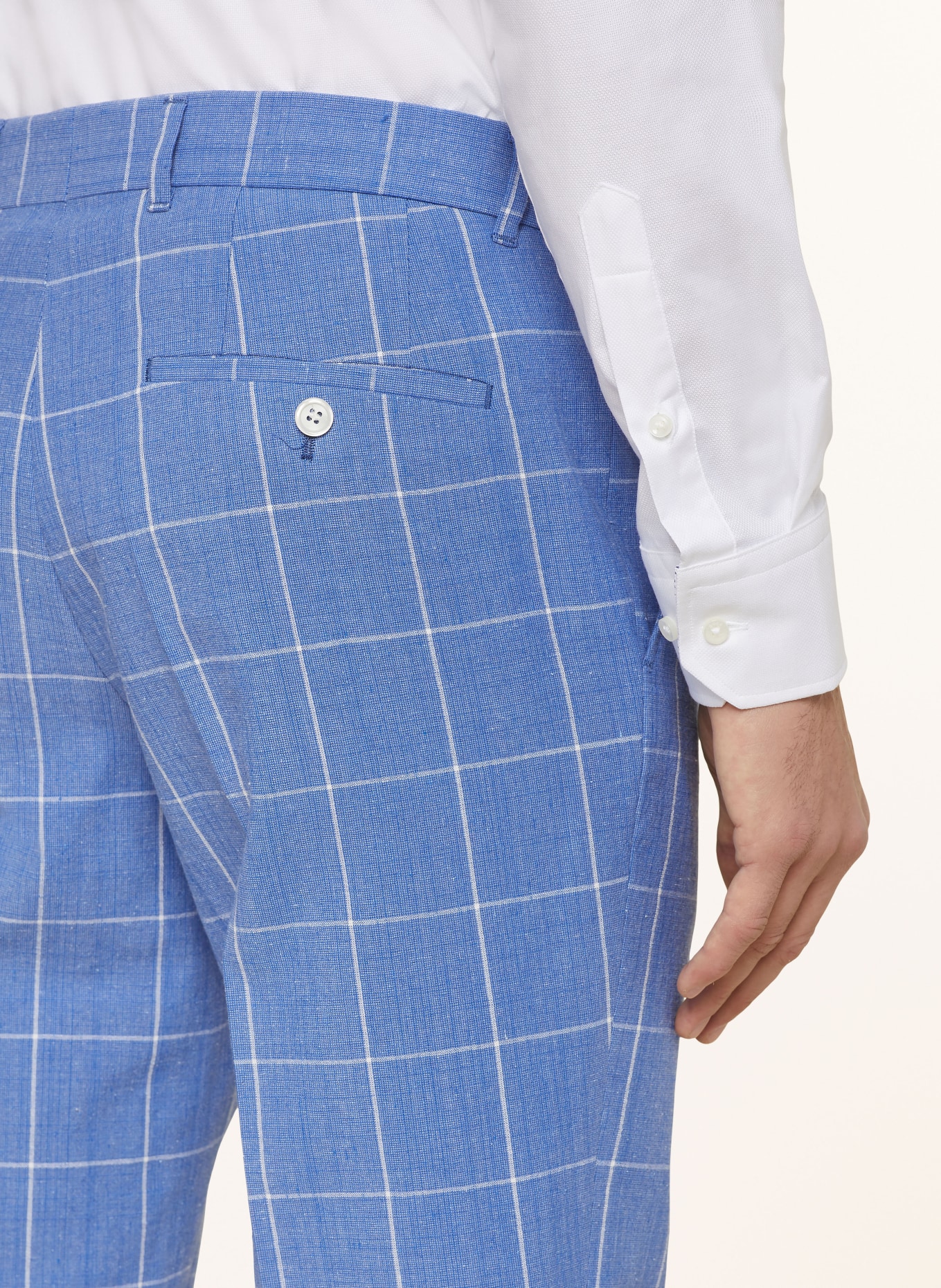 BOSS Anzughose GENIUS Slim Fit, Farbe: 450 LIGHT/PASTEL BLUE (Bild 7)