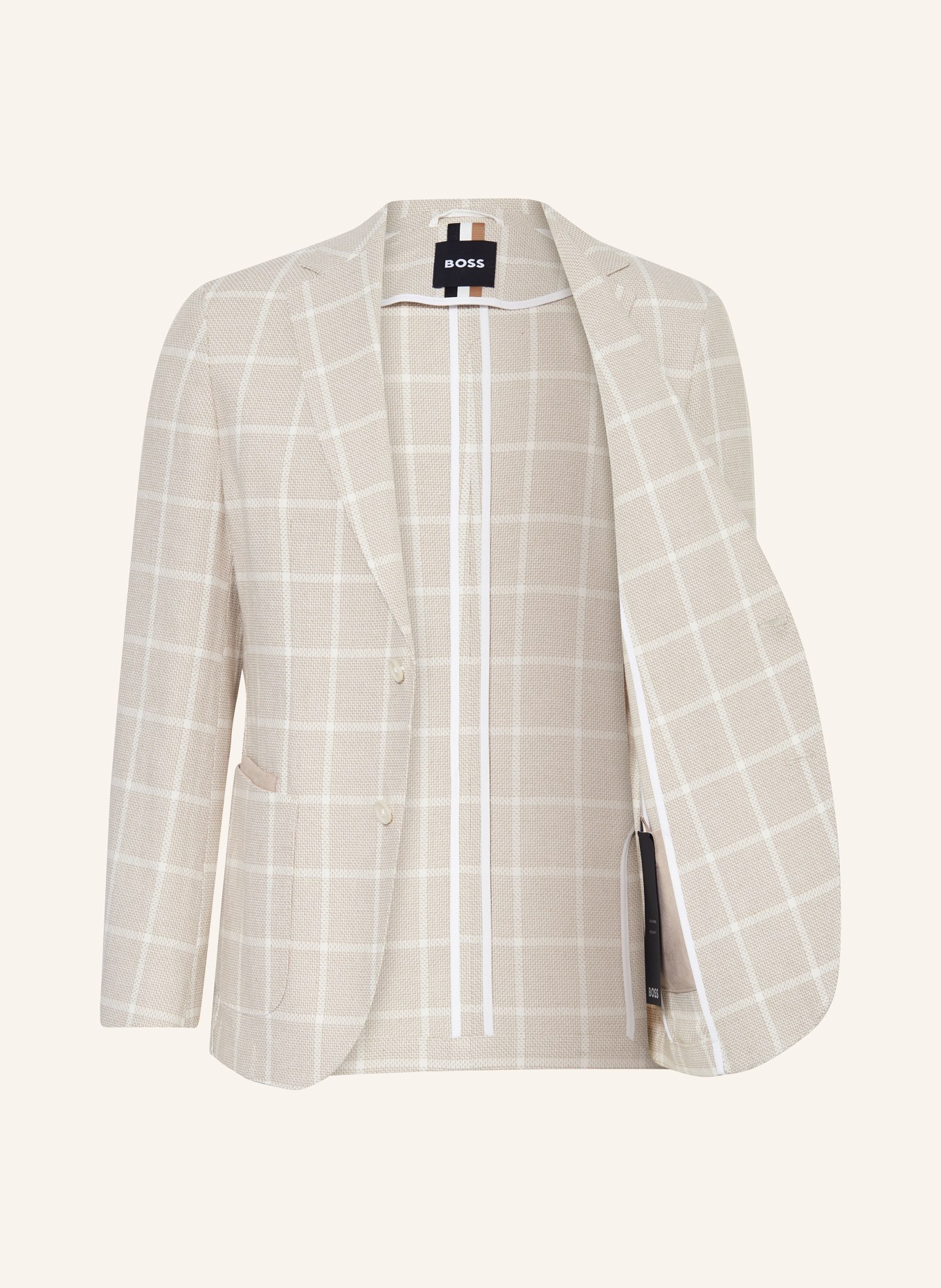BOSS Tailored jacket JAYE Regular Fit, Color: CREAM/ BEIGE (Image 4)