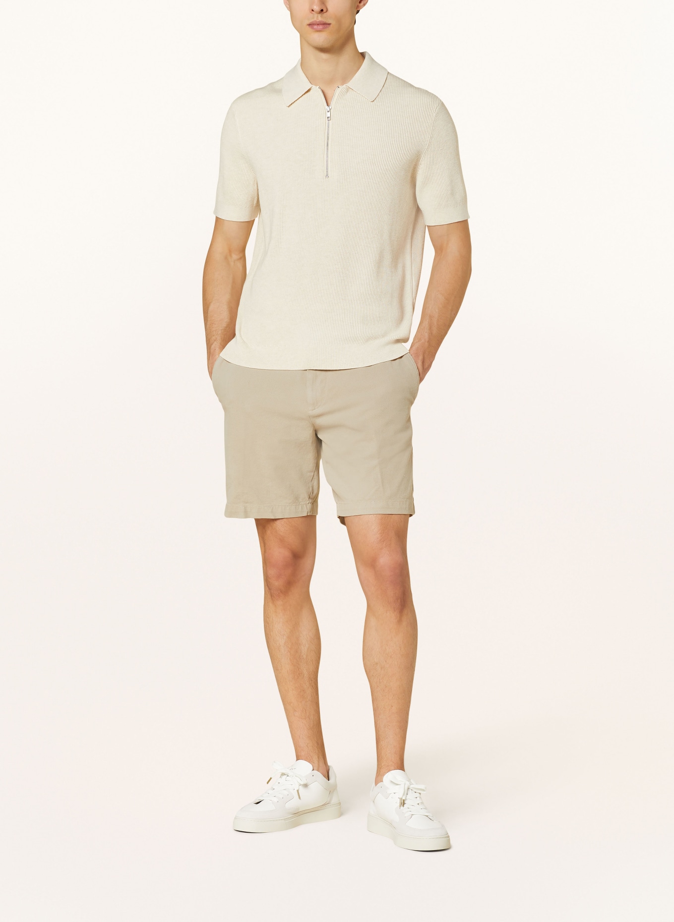 BOSS Shorts KANE Regular Fit, Farbe: BEIGE (Bild 2)