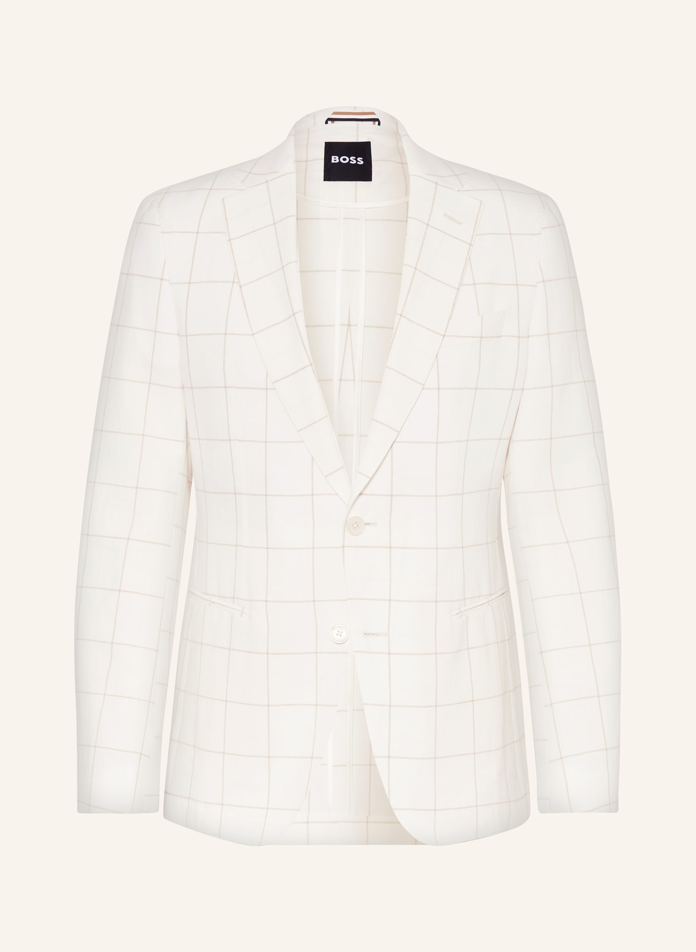 BOSS Oblekové sako HUGE Slim Fit, Barva: 100 WHITE (Obrázek 1)