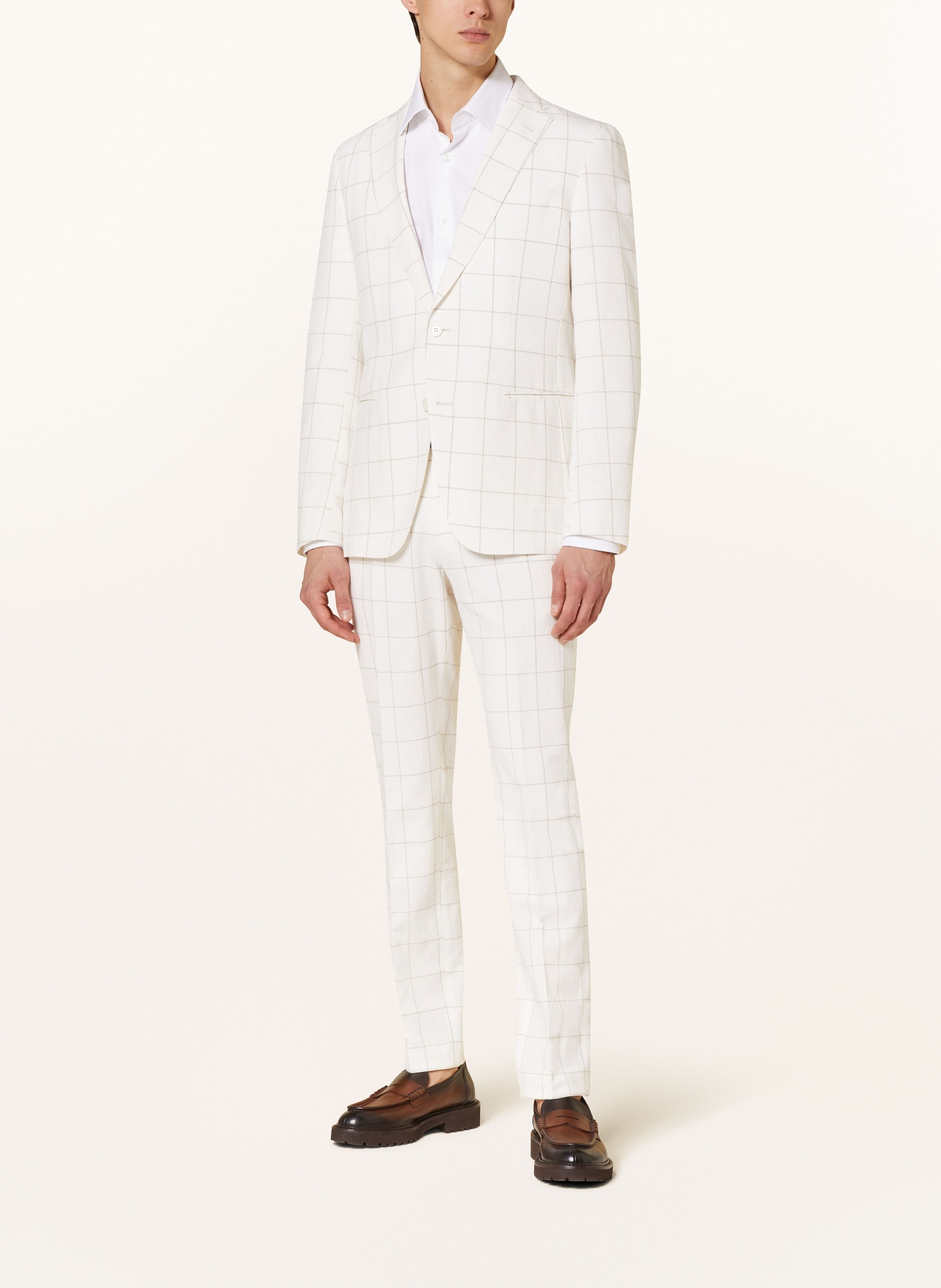 BOSS Anzugsakko HUGE Slim Fit, Farbe: 100 WHITE (Bild 2)