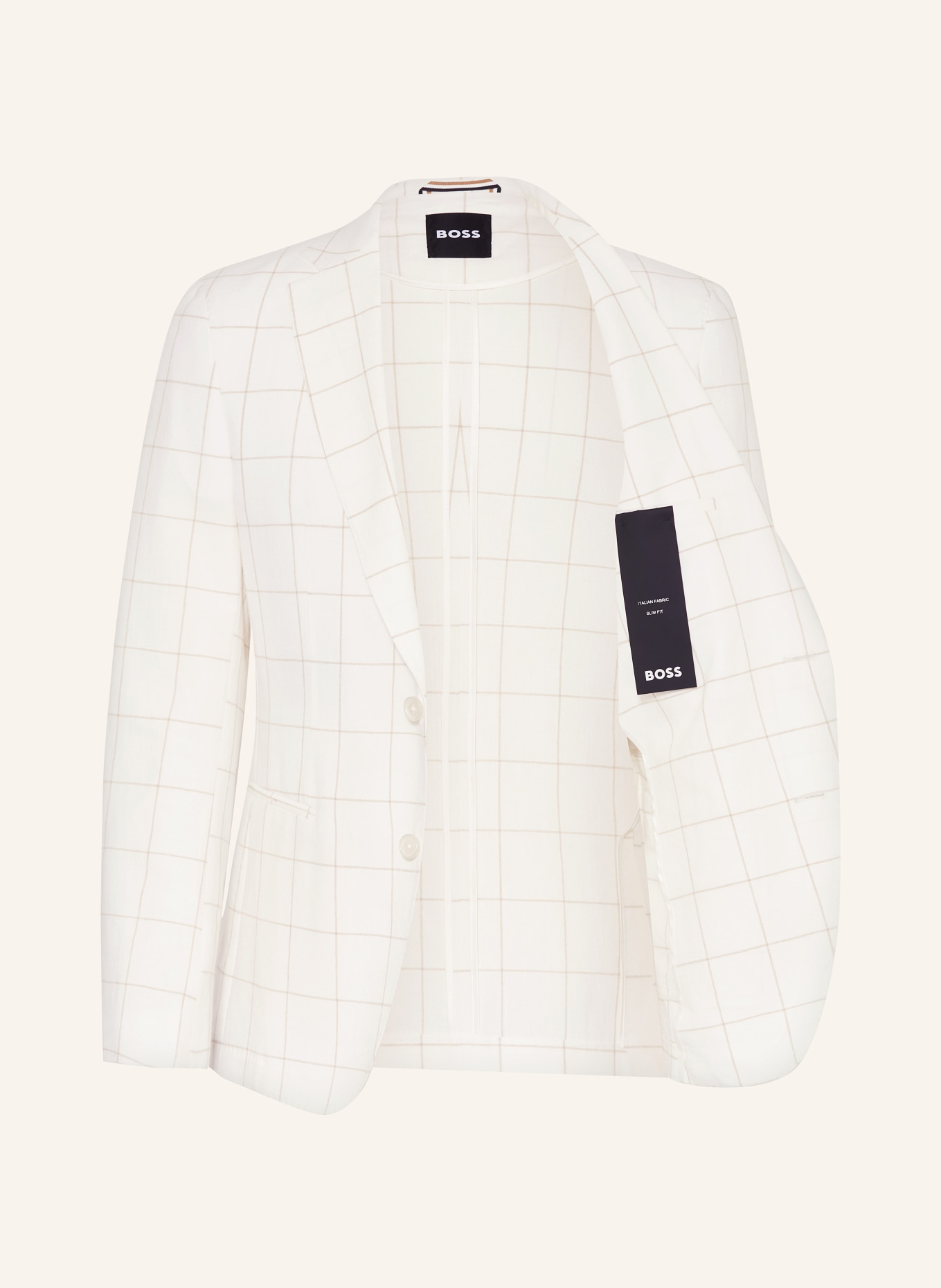 BOSS Anzugsakko HUGE Slim Fit, Farbe: 100 WHITE (Bild 4)