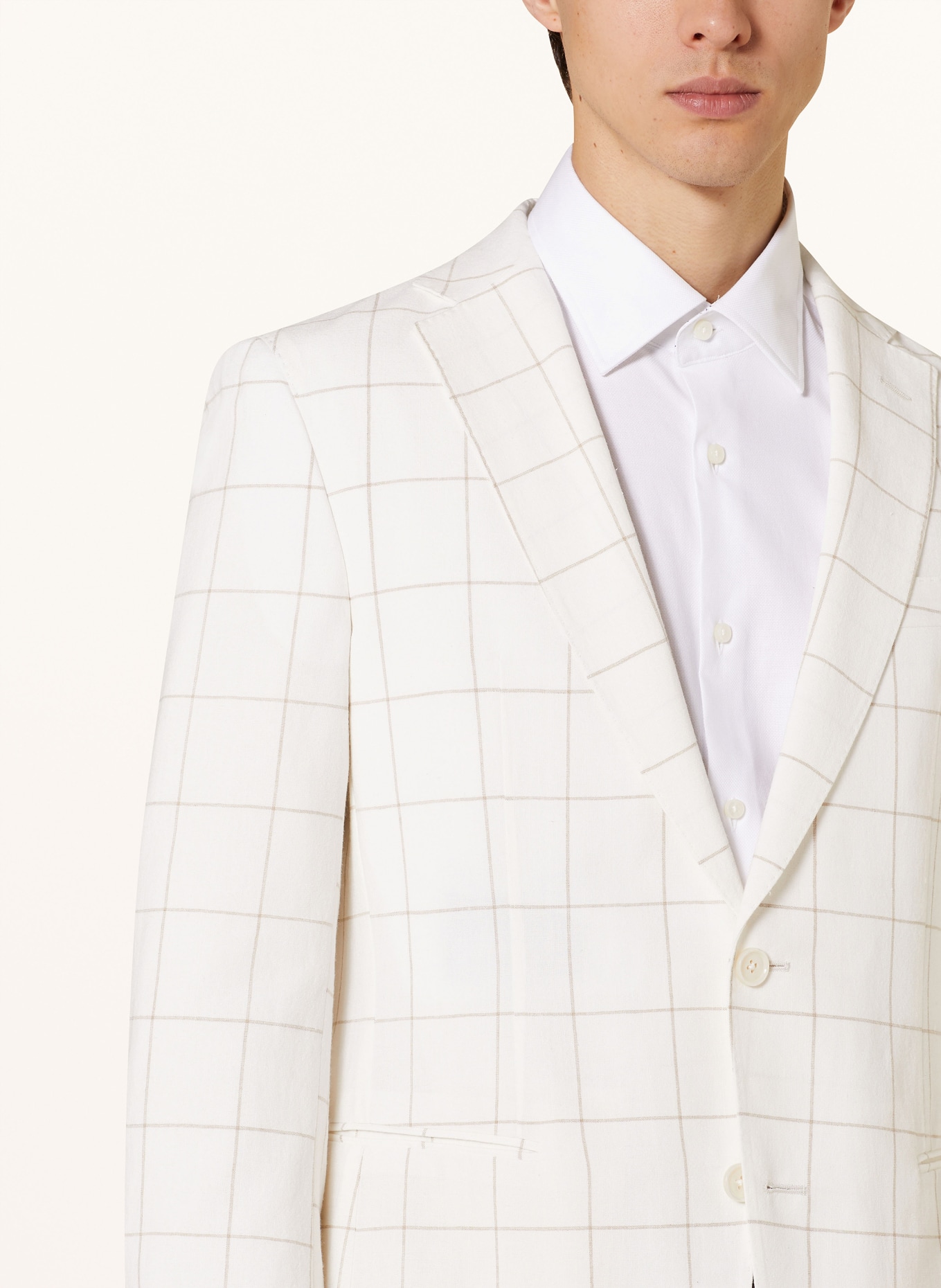 BOSS Suit jacket HUGE slim fit, Color: 100 WHITE (Image 5)