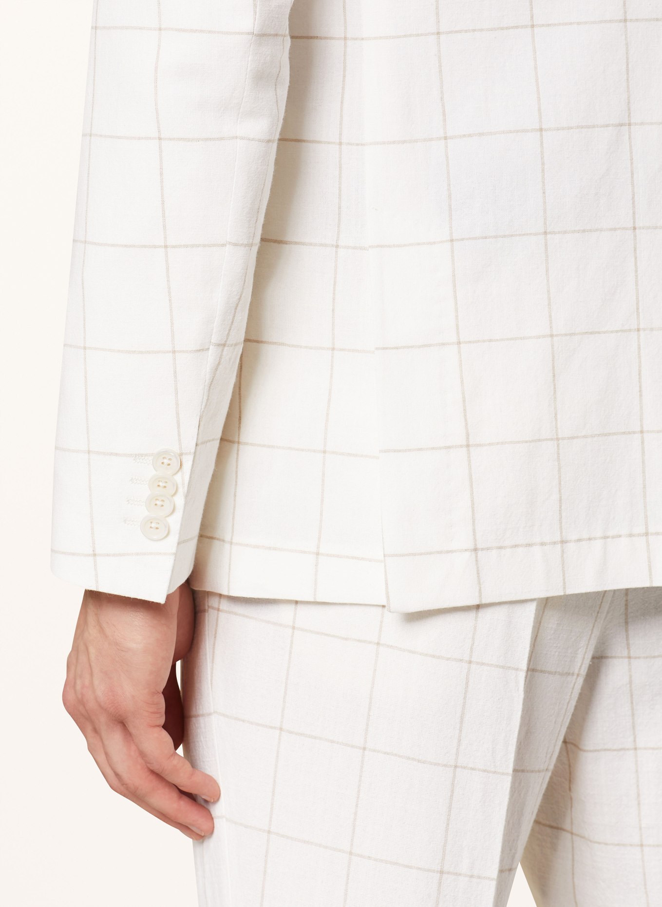 BOSS Suit jacket HUGE slim fit, Color: 100 WHITE (Image 6)