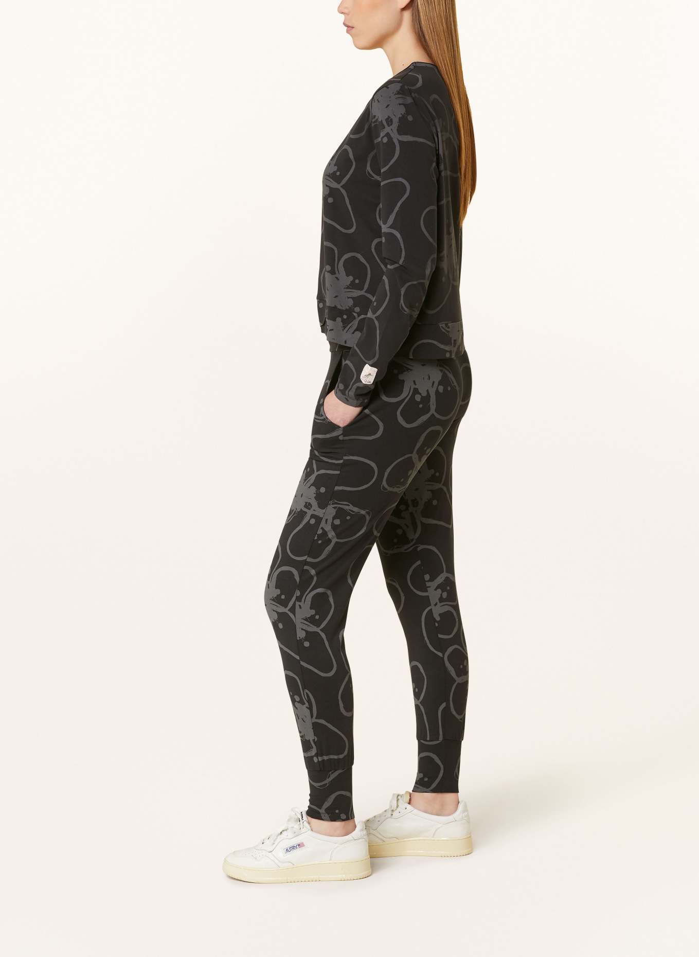 maloja Jersey pants ANANDAM., Color: BLACK/ GRAY (Image 4)